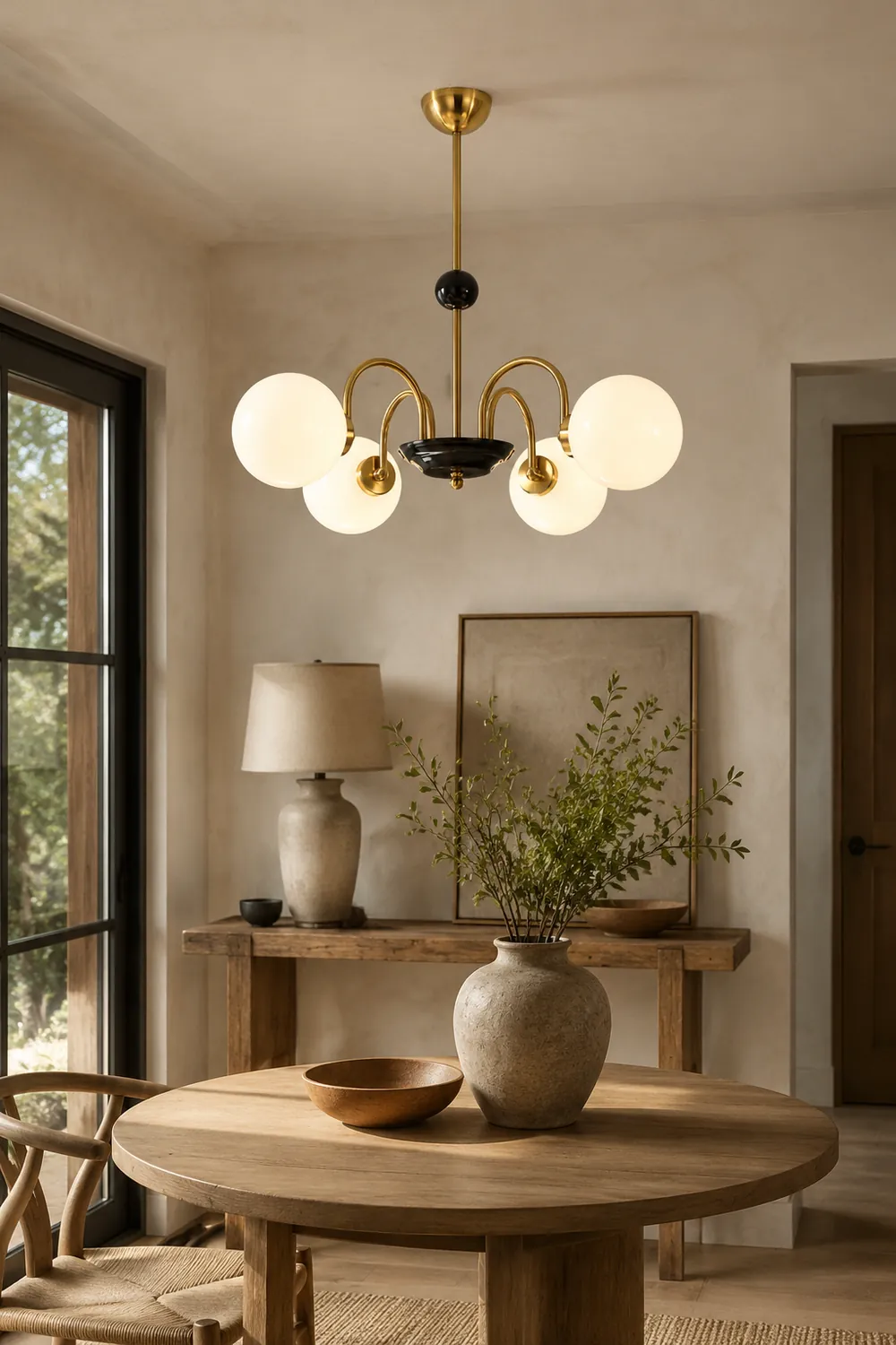 Chrome Chandelier Living Room Lighting Nordic Glass Chandelier - Lumpaz