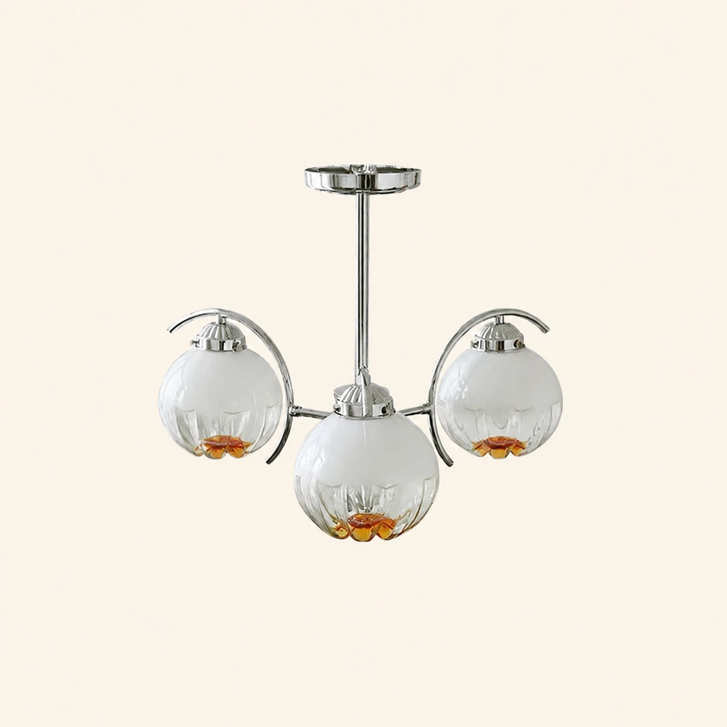 Modern Classic Flower Shape Glass Chandelier - Lumpaz