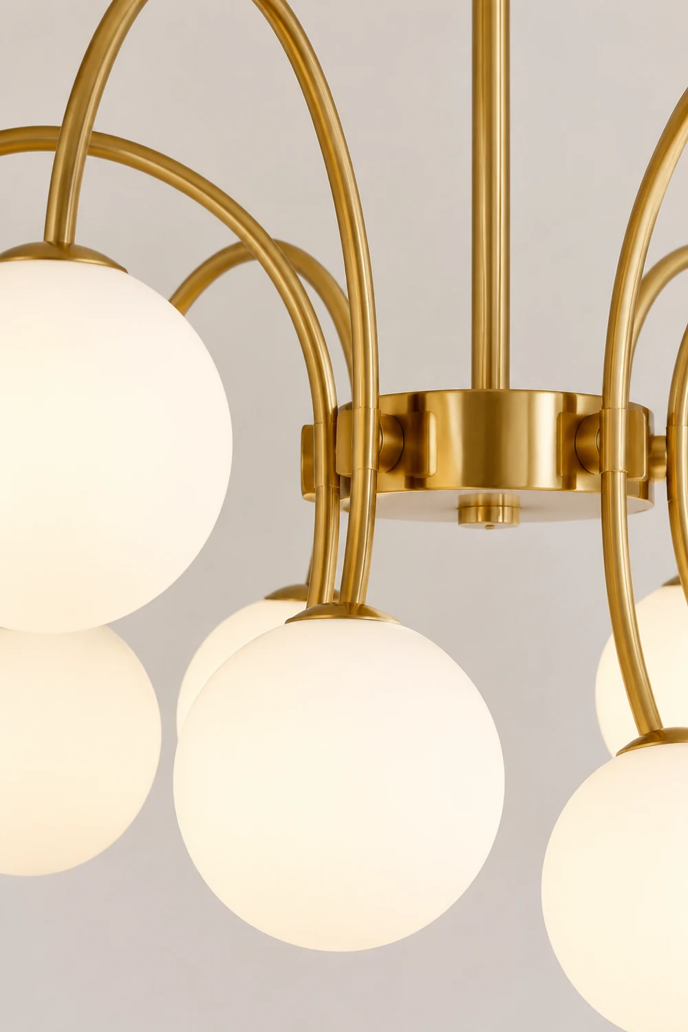 Modern Gold Sputnik Shape Chandelier - Lumpaz