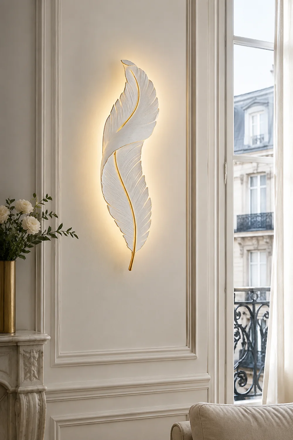 Feather Wall Lamp - Lumpaz