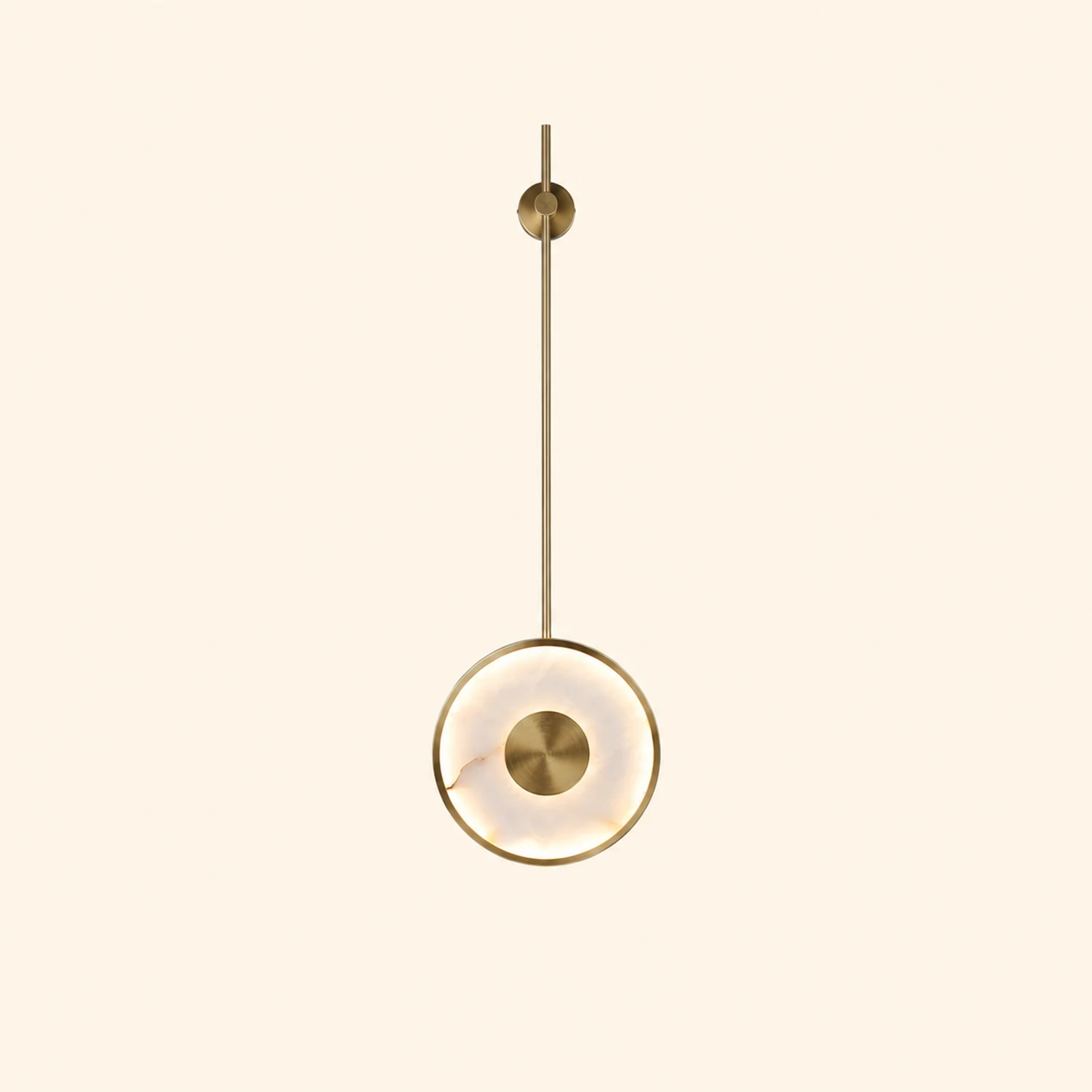 Round Marble Wall Lamp - Lumpaz