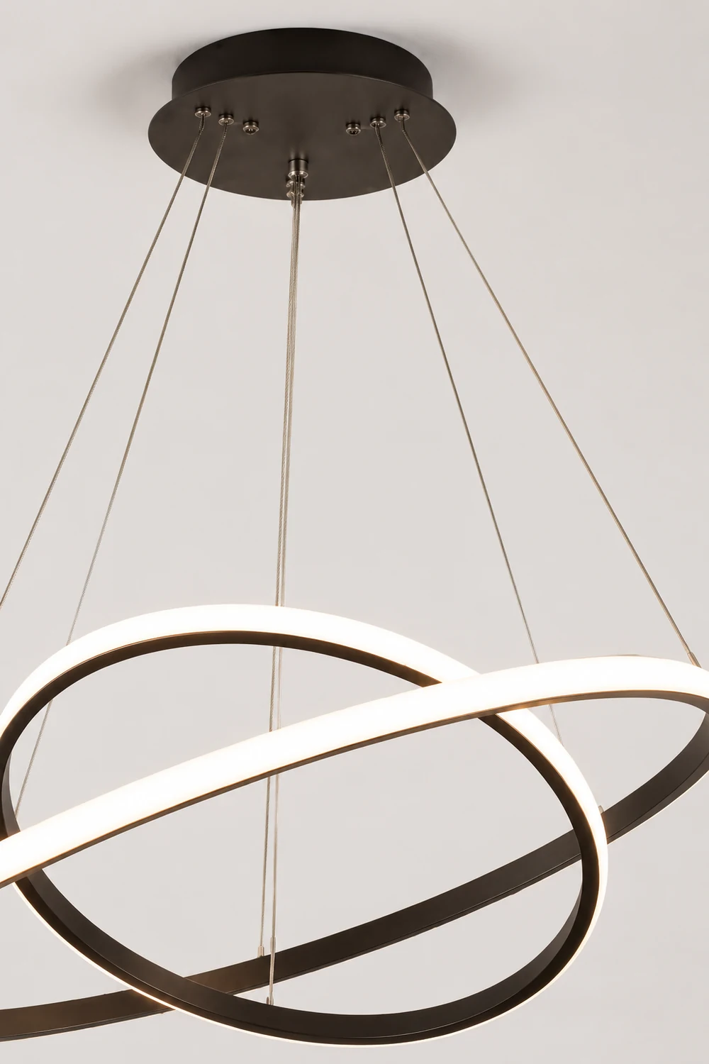 LED Ring Pendant Light Suspended Hanging Ring Chandelier - Lumpaz