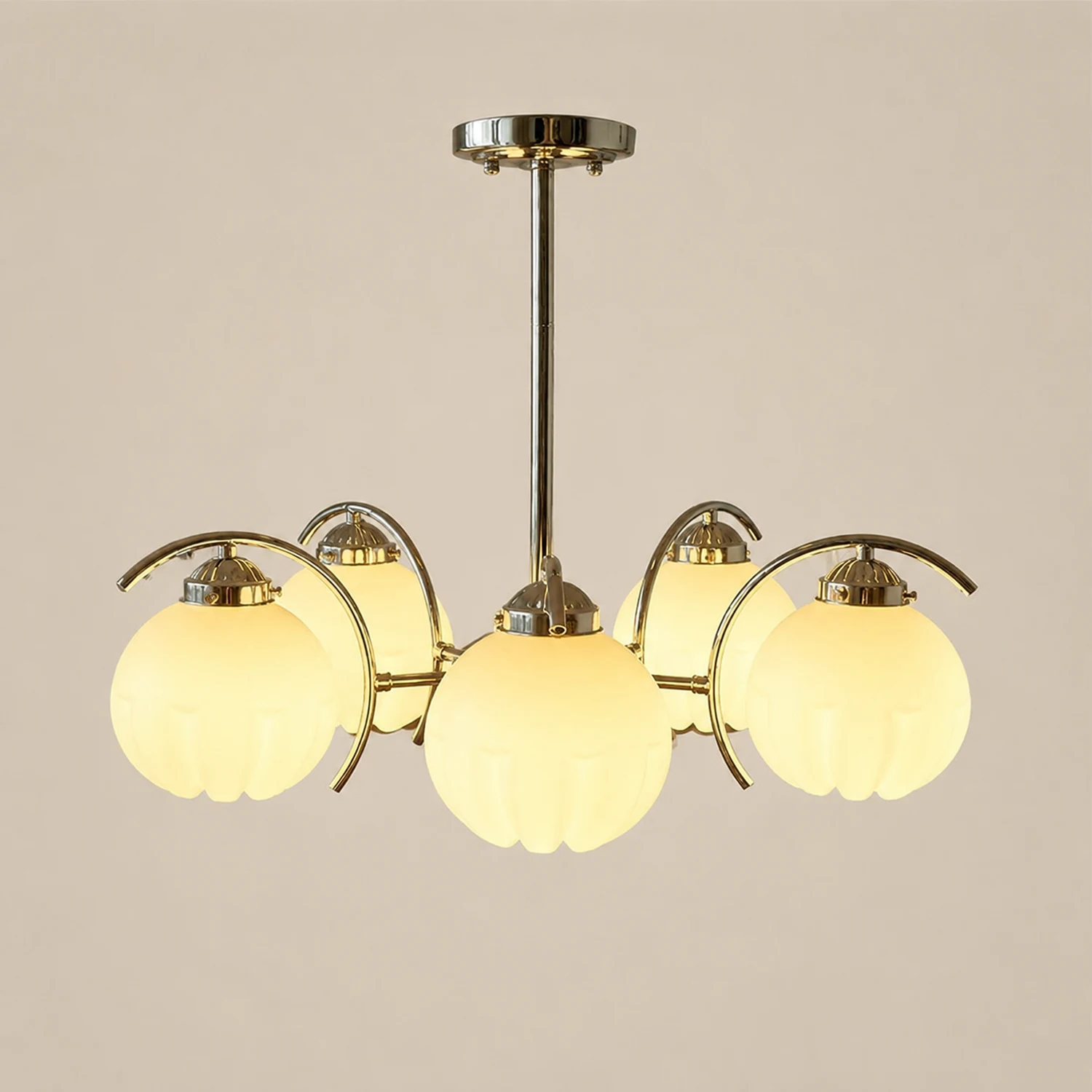 Modern Classic Flower Shape Glass Chandelier - Lumpaz