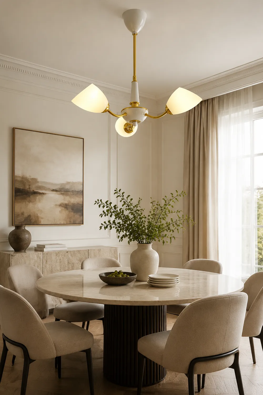 Medieval Modern Simple Black Bedroom Chandelier - Lumpaz