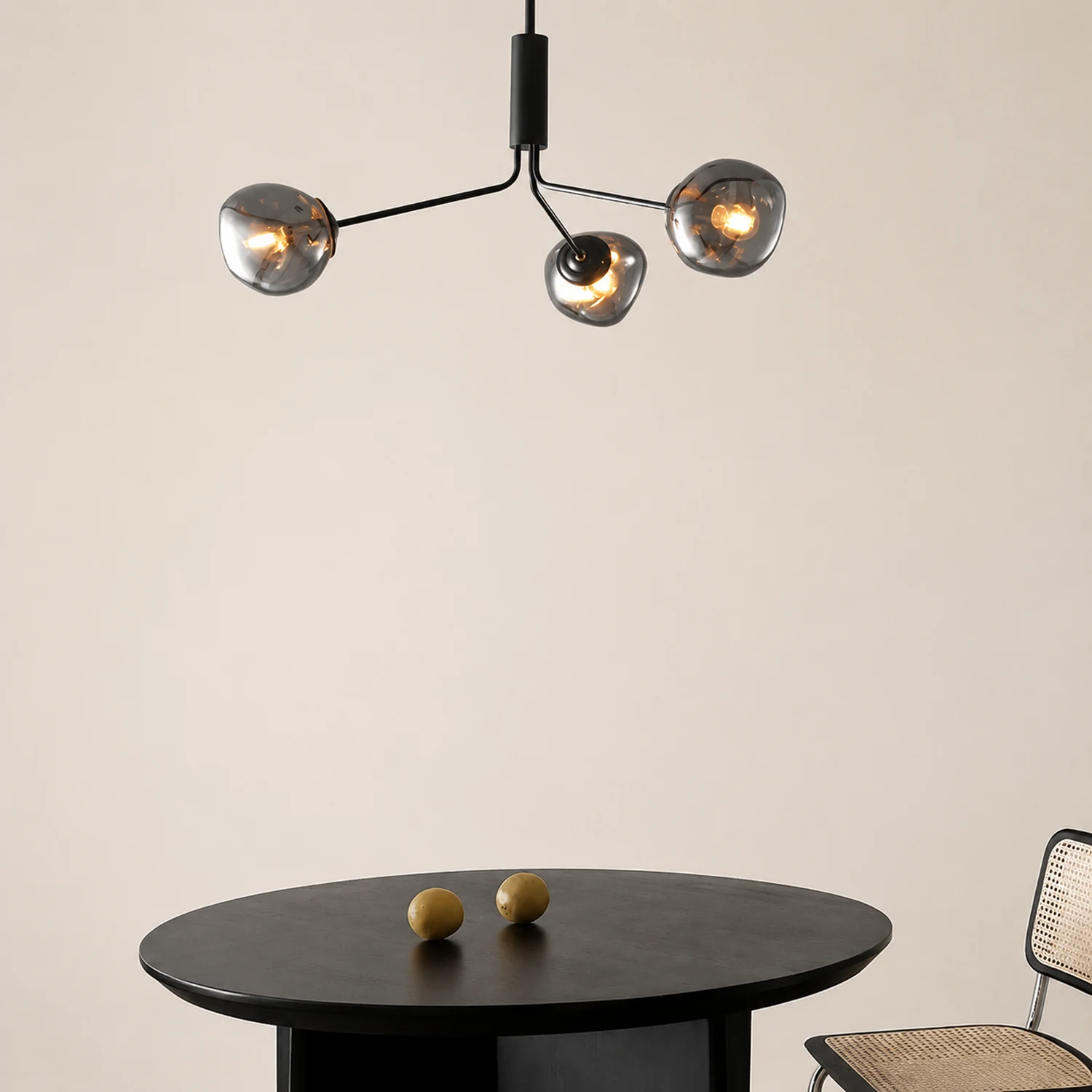 Modern Molecular Lava Glass Living Room Chandelier - Lumpaz