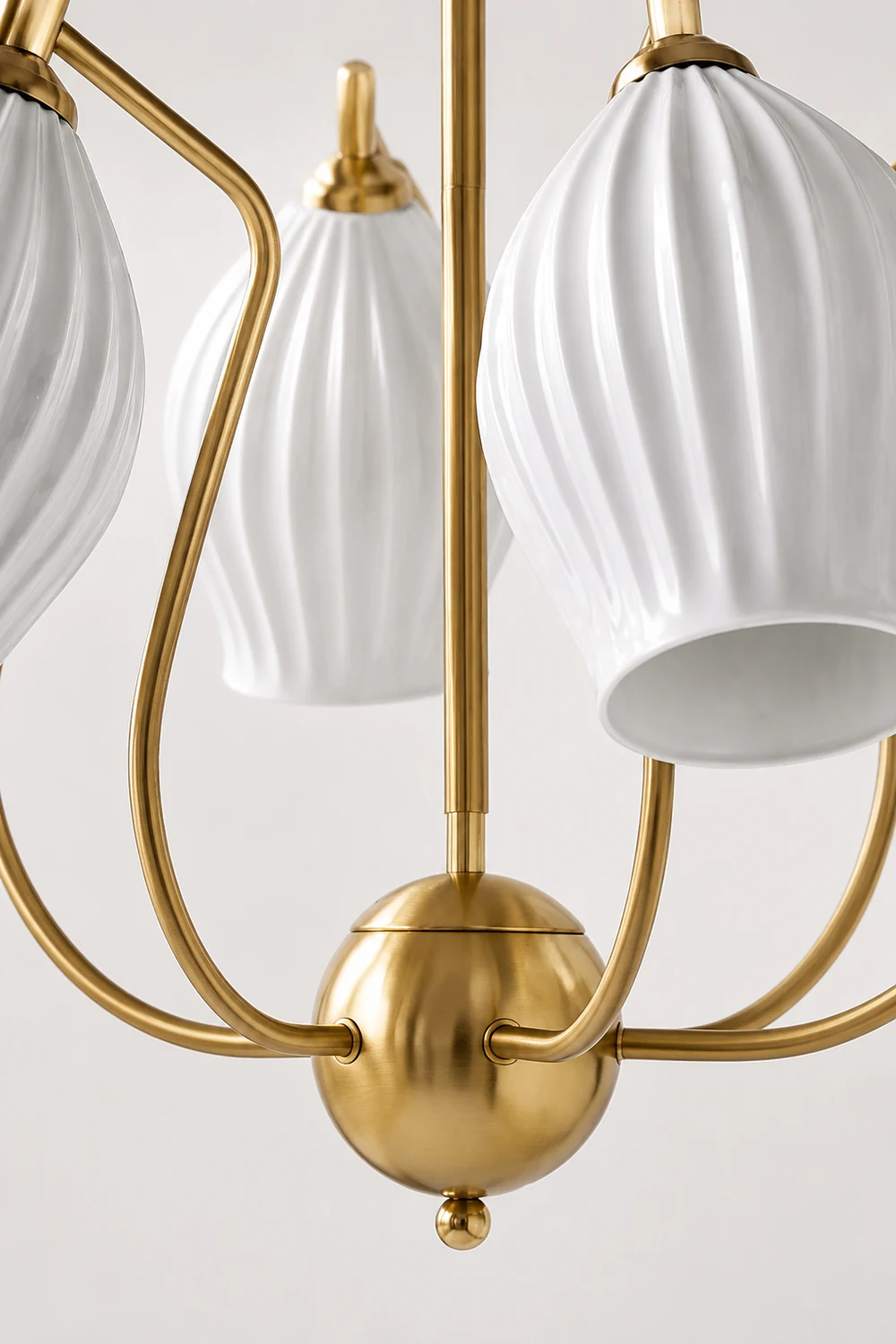 Modern Ceramics Flower shaped Warm Chandelier - Lumpaz