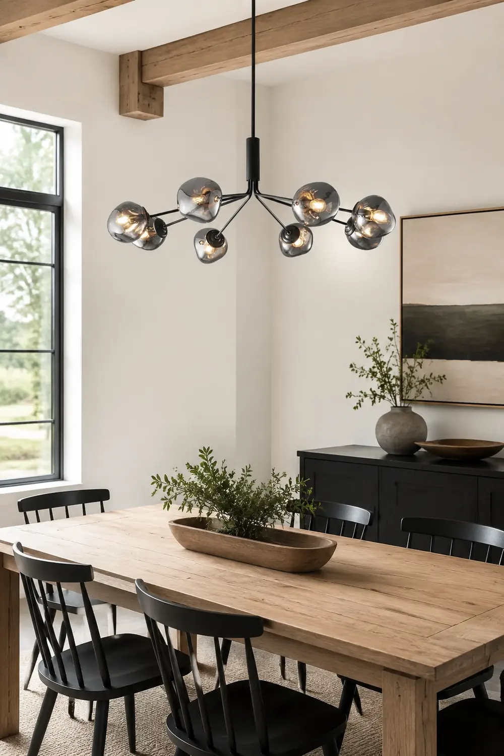 Modern Molecular Lava Glass Living Room Chandelier - Lumpaz