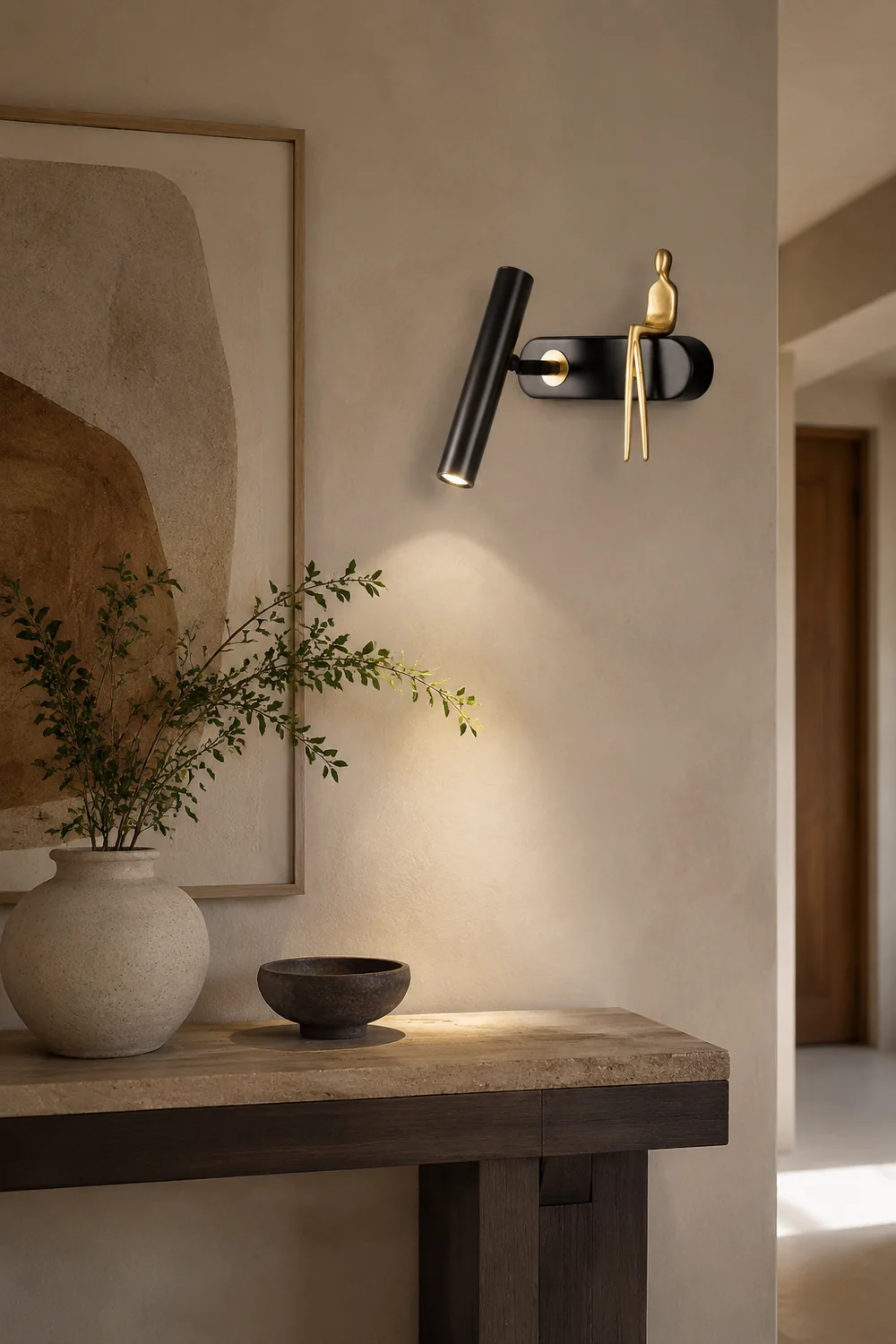 Brass Villain Wall Lamp - Lumpaz