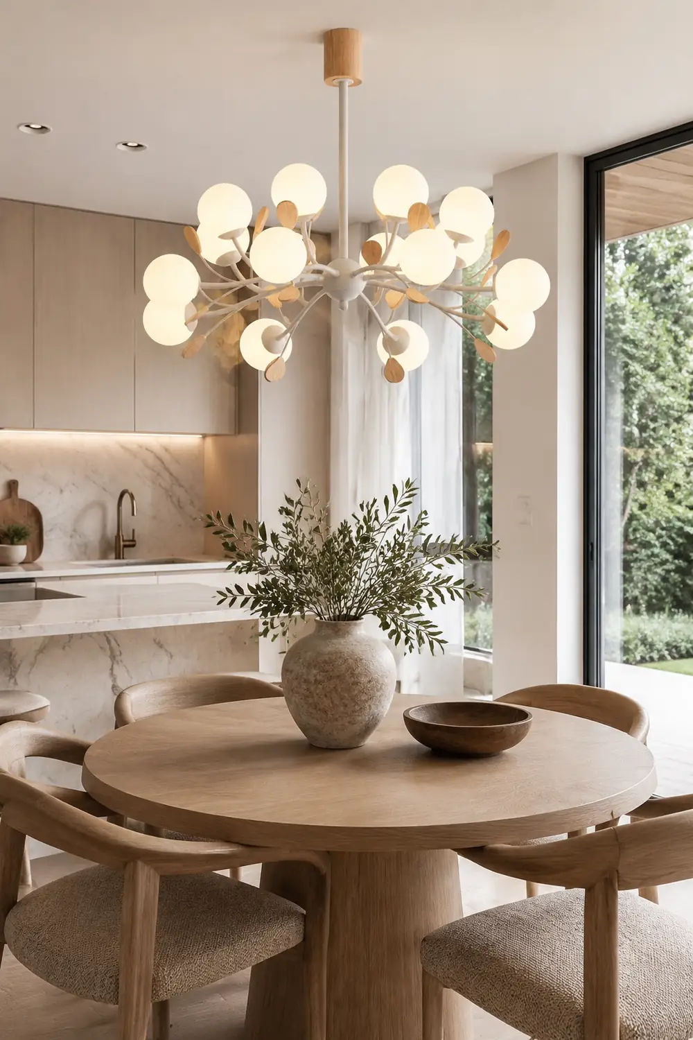 Modern Firefly Glass Chandelier - Lumpaz