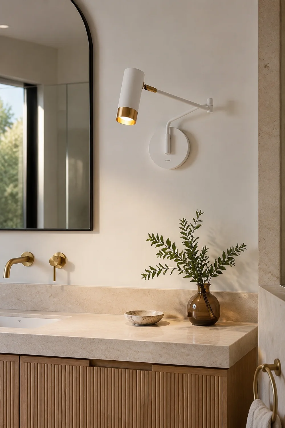 Ridge Arm Wall Lamp - Lumpaz