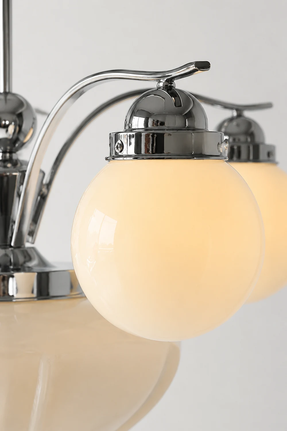 Vintage Ryttenberg Glass Chandelier - Lumpaz