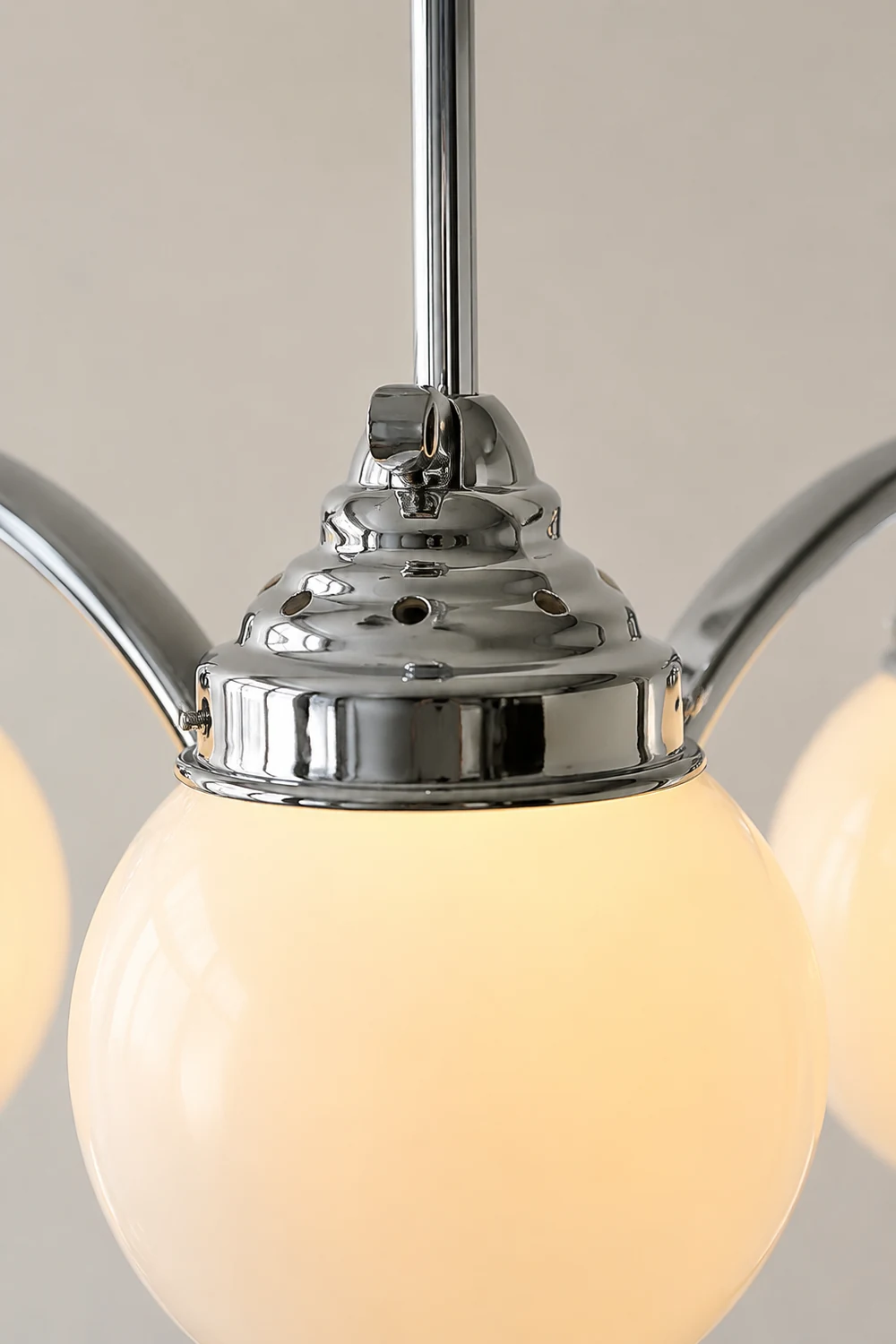Retro Salamanca Round Glass Chandelier Lights - Lumpaz