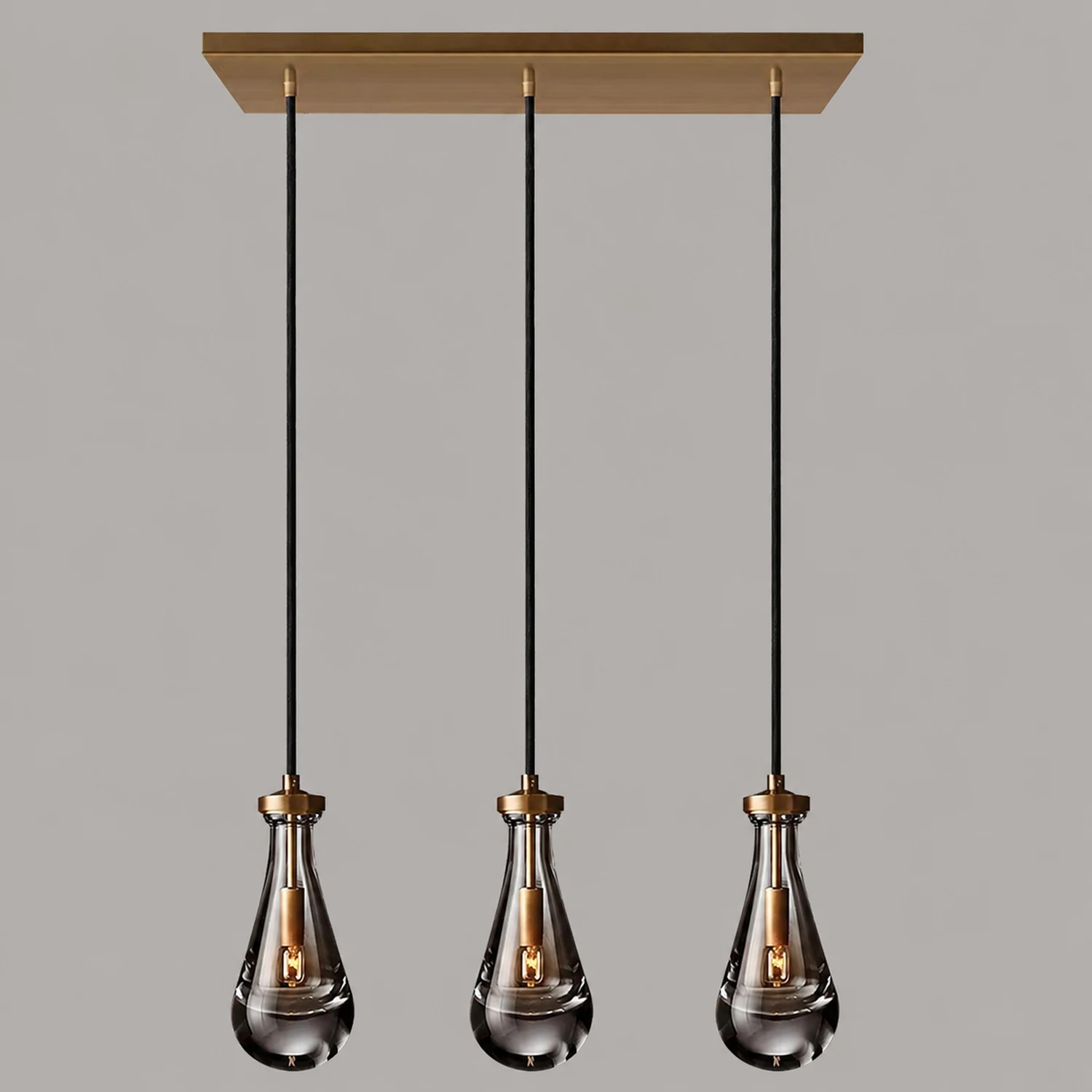 Modern Art Deco Raindrop Chandelier - Lumpaz