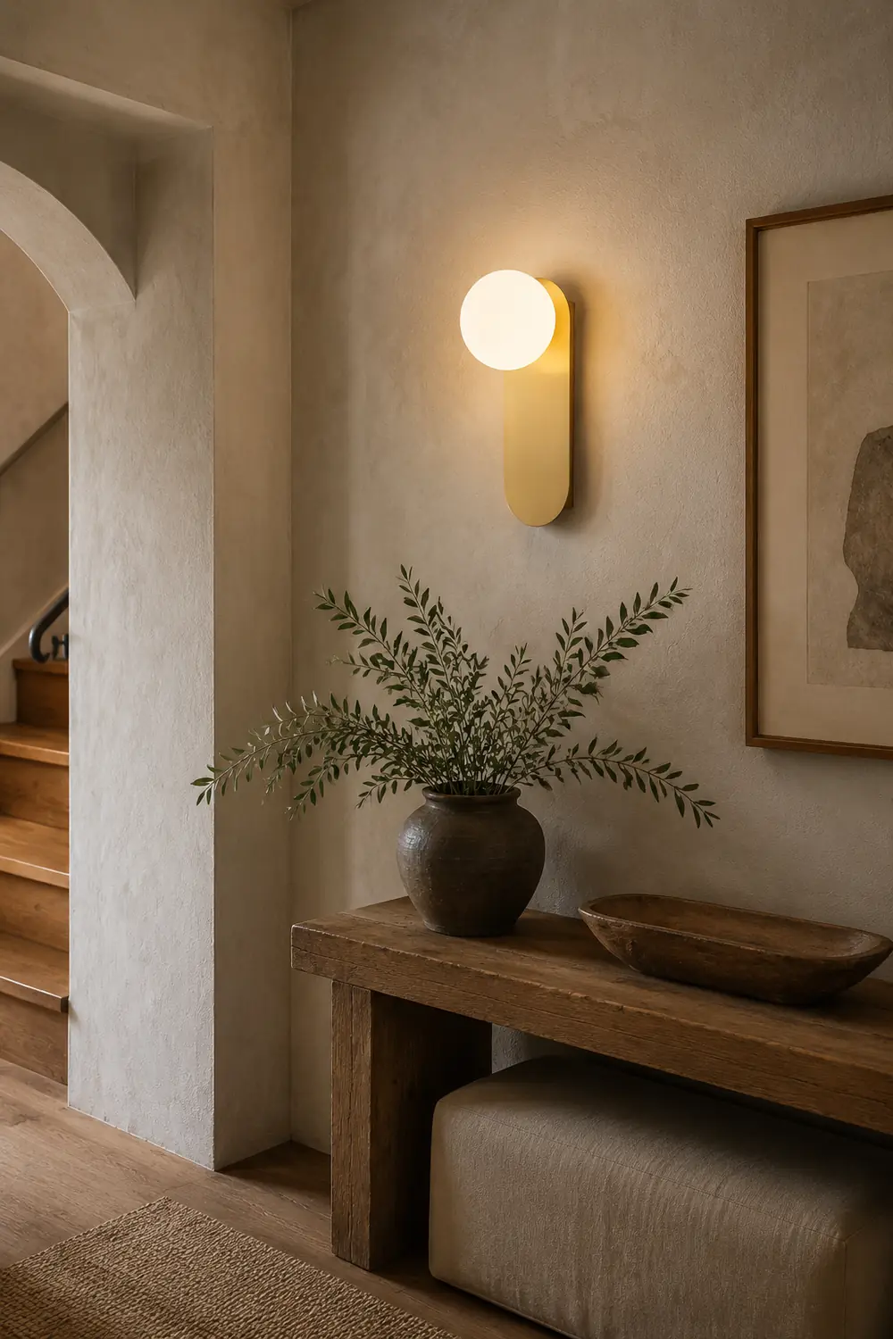 Flat Base Globe Sconce - Lumpaz
