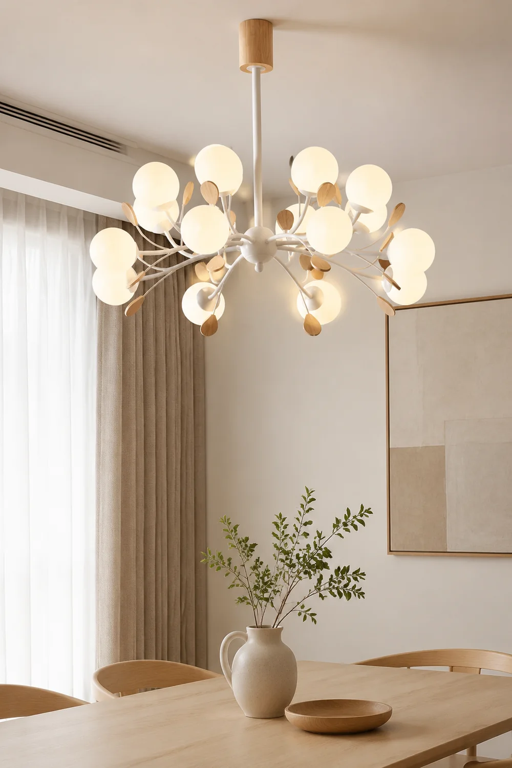 Modern Firefly Glass Chandelier - Lumpaz
