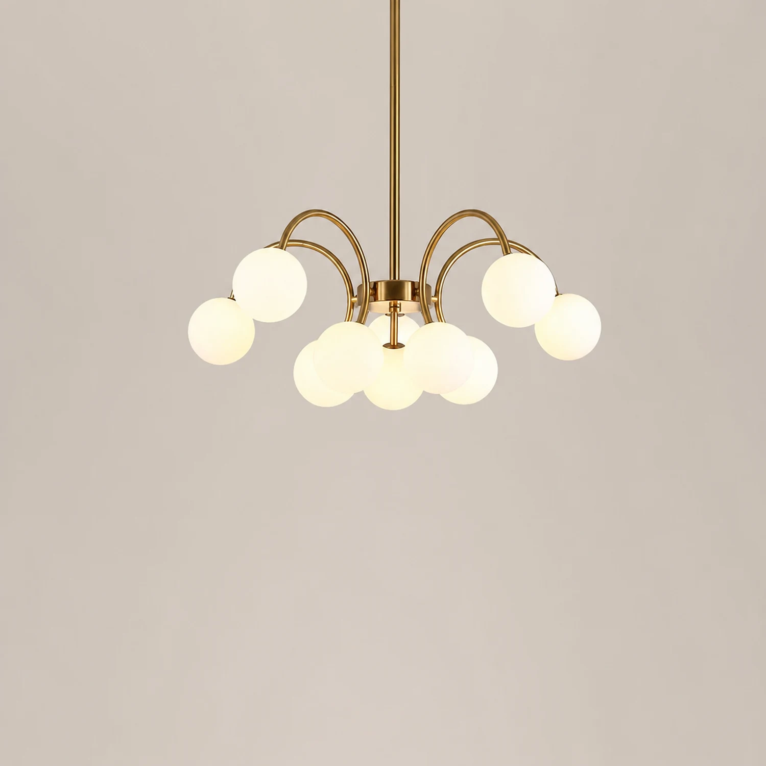 Modern Gold Sputnik Shape Chandelier - Lumpaz