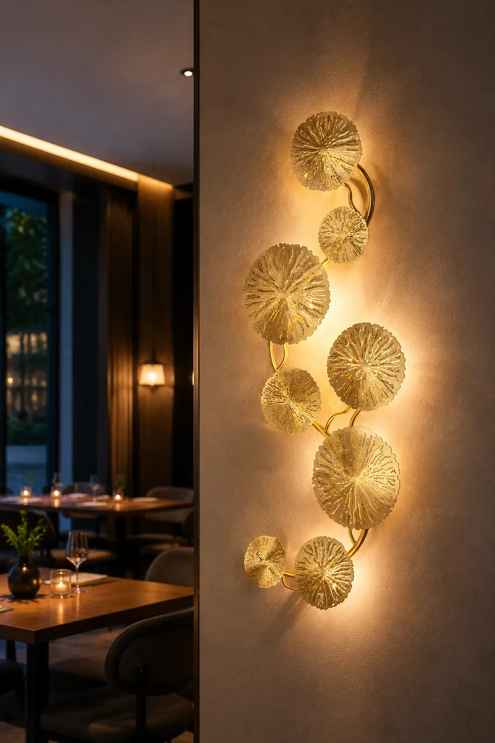 Lotus Leaf Wall Sconce - Lumpaz