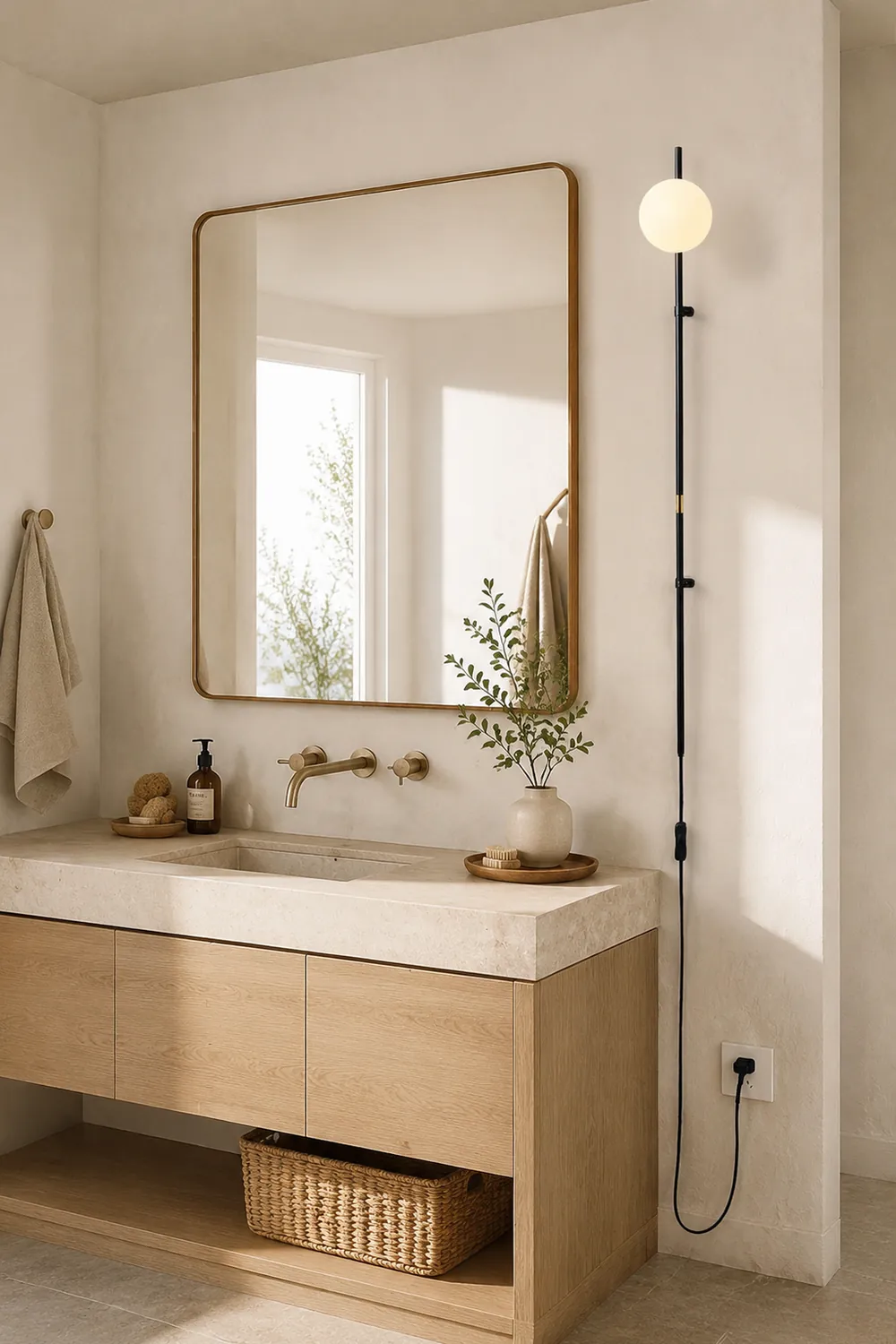 Funiculi Plug In Wall Lamp - Lumpaz