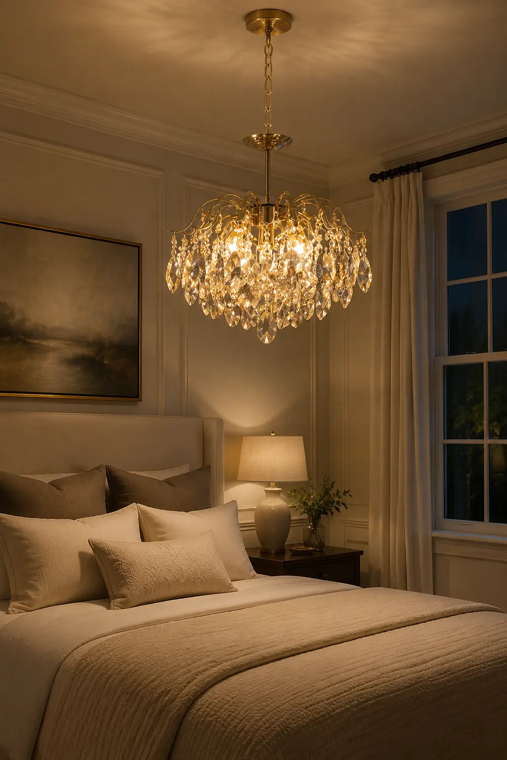 French Light luxury Romantic Crystal Chandelier - Lumpaz