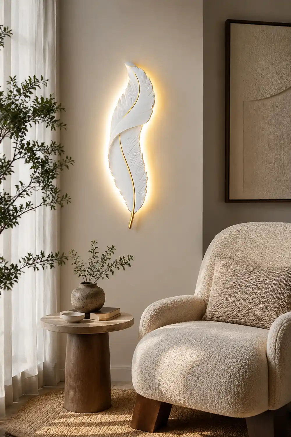 Feather Wall Lamp - Lumpaz