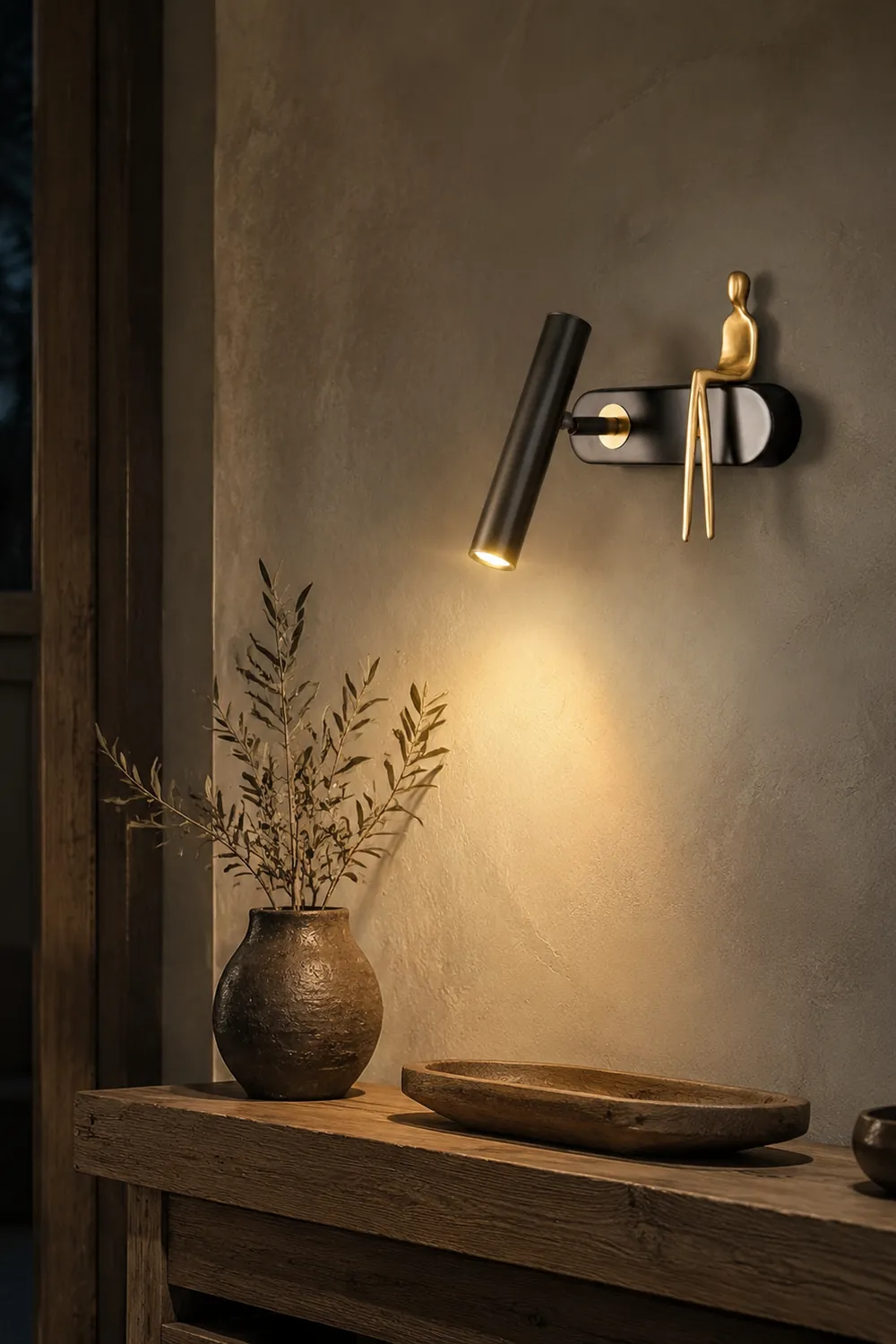 Brass Villain Wall Lamp - Lumpaz