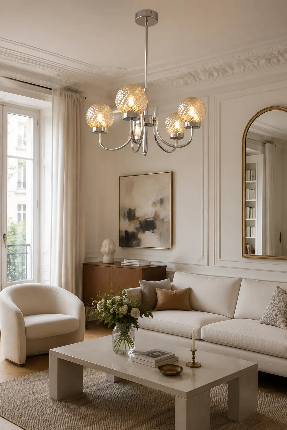 Light Luxury Glass Ball Bedroom Chandeliers - Lumpaz