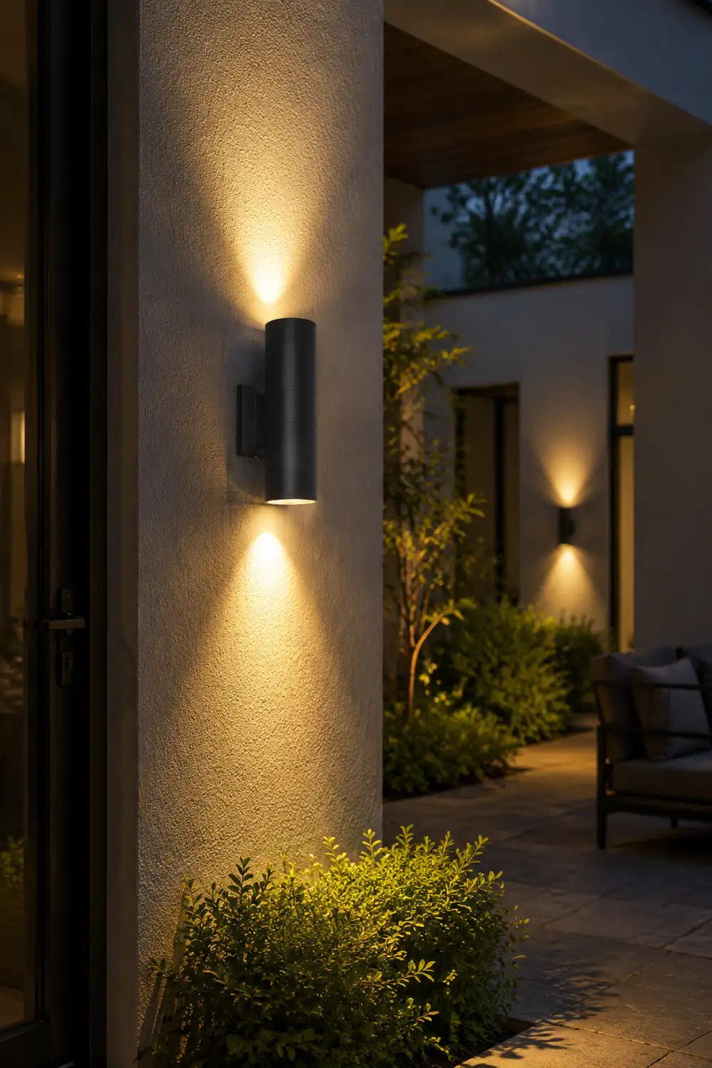 Cylindrical Outdoor Wall Light - Lumpaz