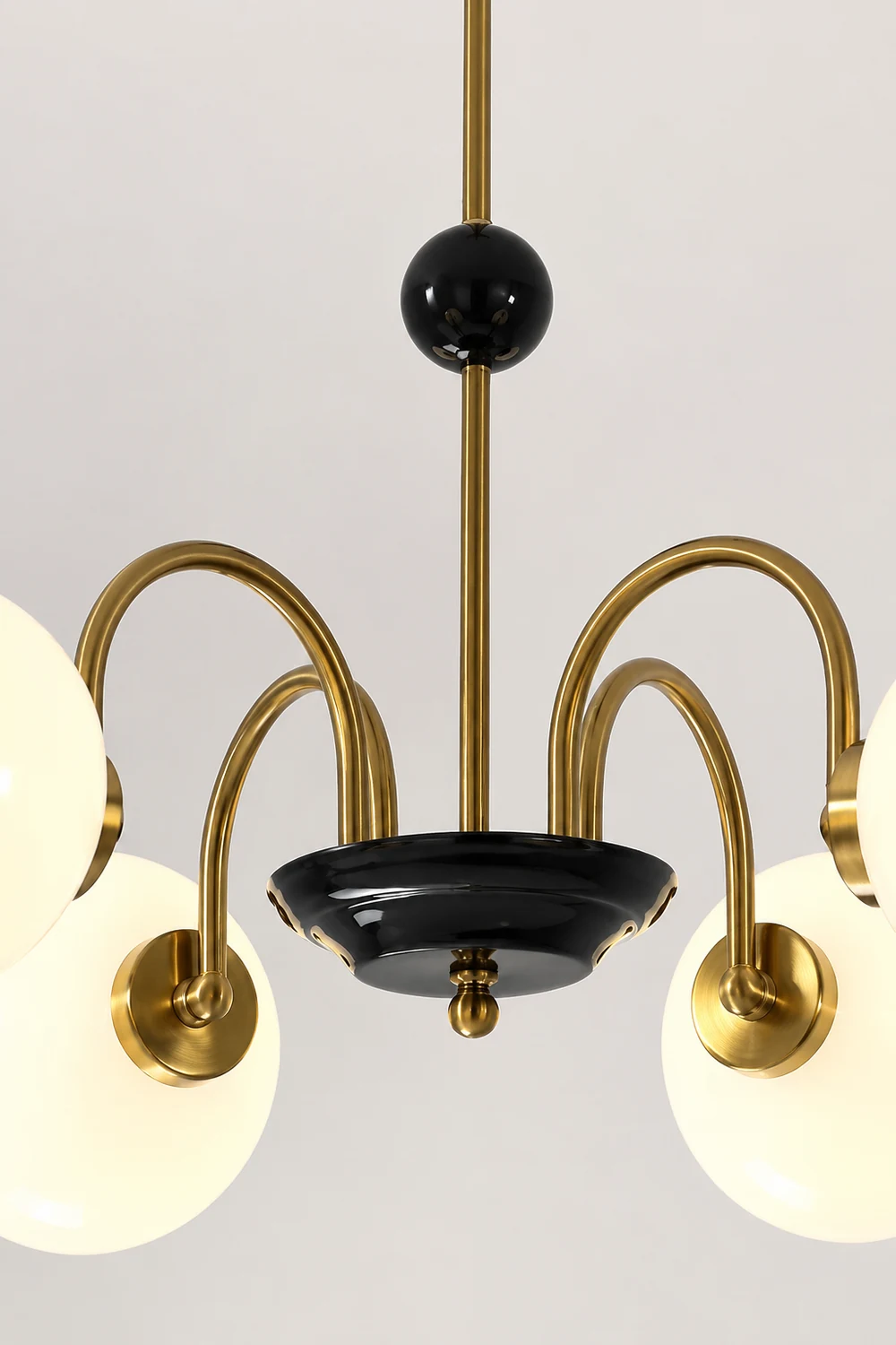 Chrome Chandelier Living Room Lighting Nordic Glass Chandelier - Lumpaz