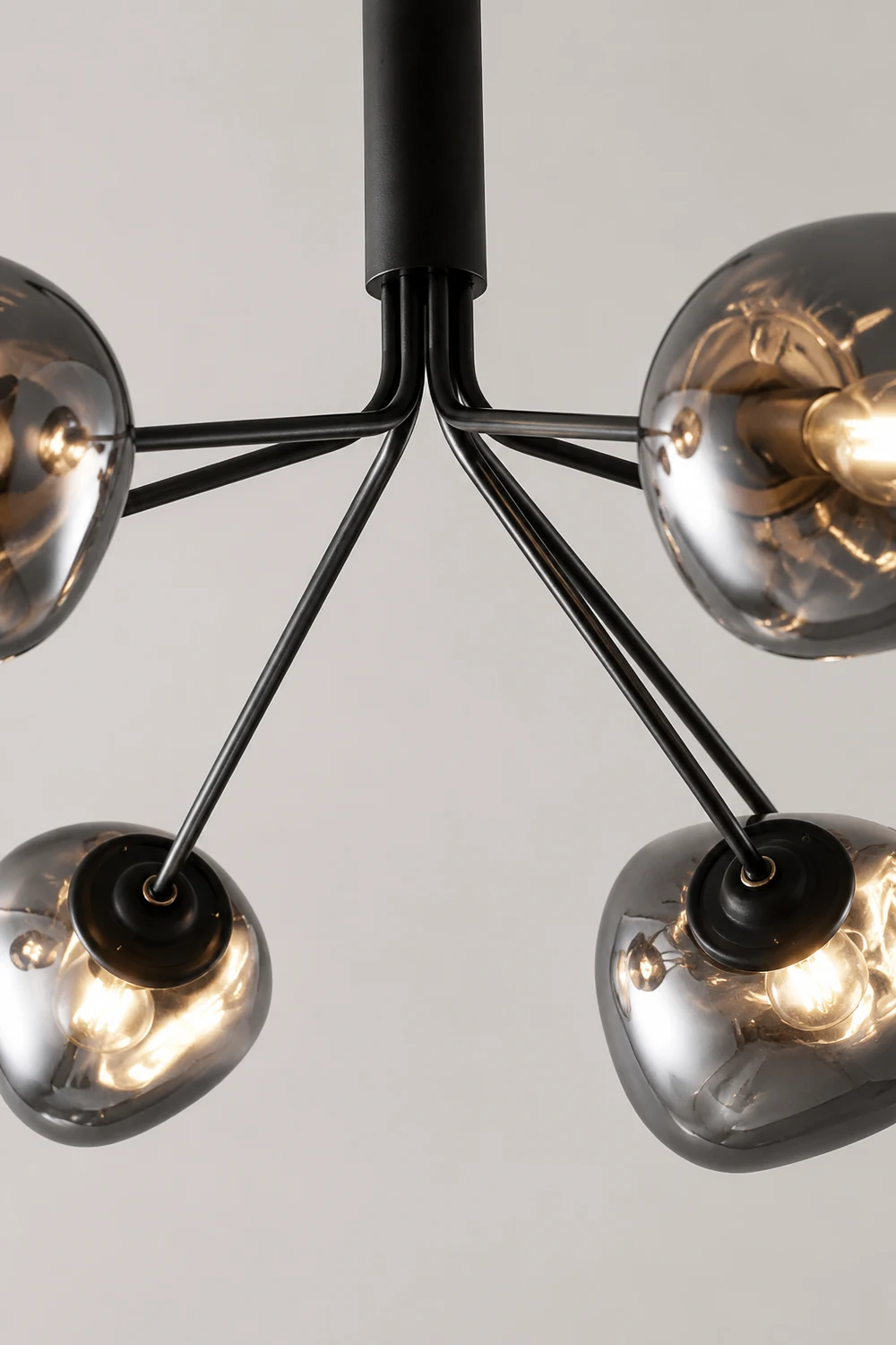 Modern Molecular Lava Glass Living Room Chandelier - Lumpaz