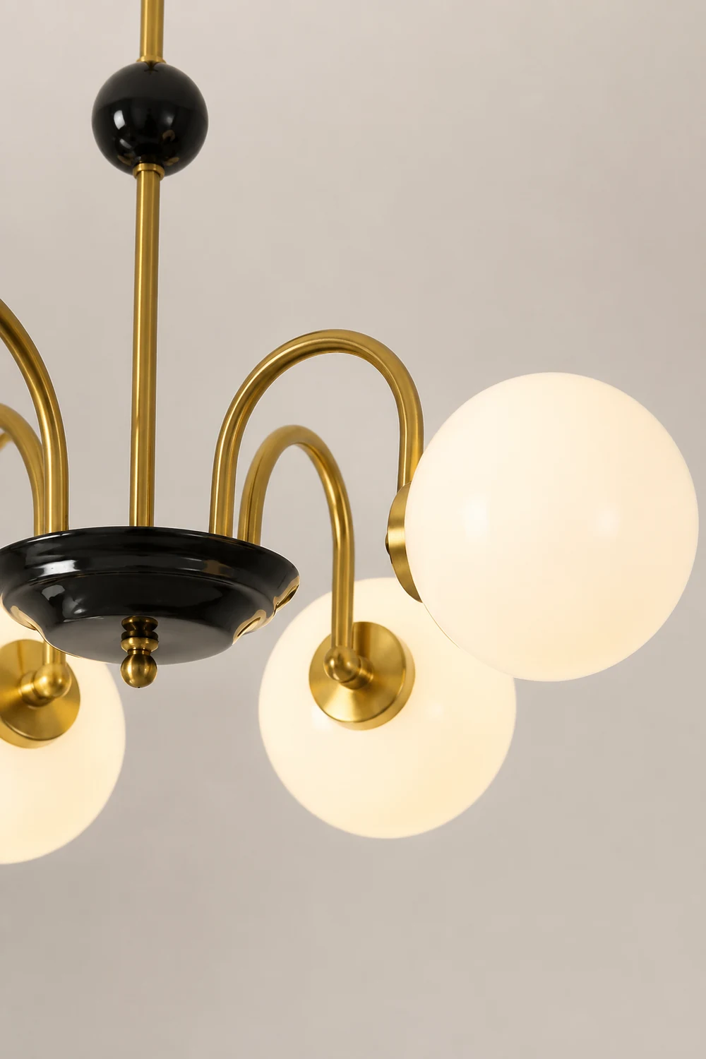 Chrome Chandelier Living Room Lighting Nordic Glass Chandelier - Lumpaz
