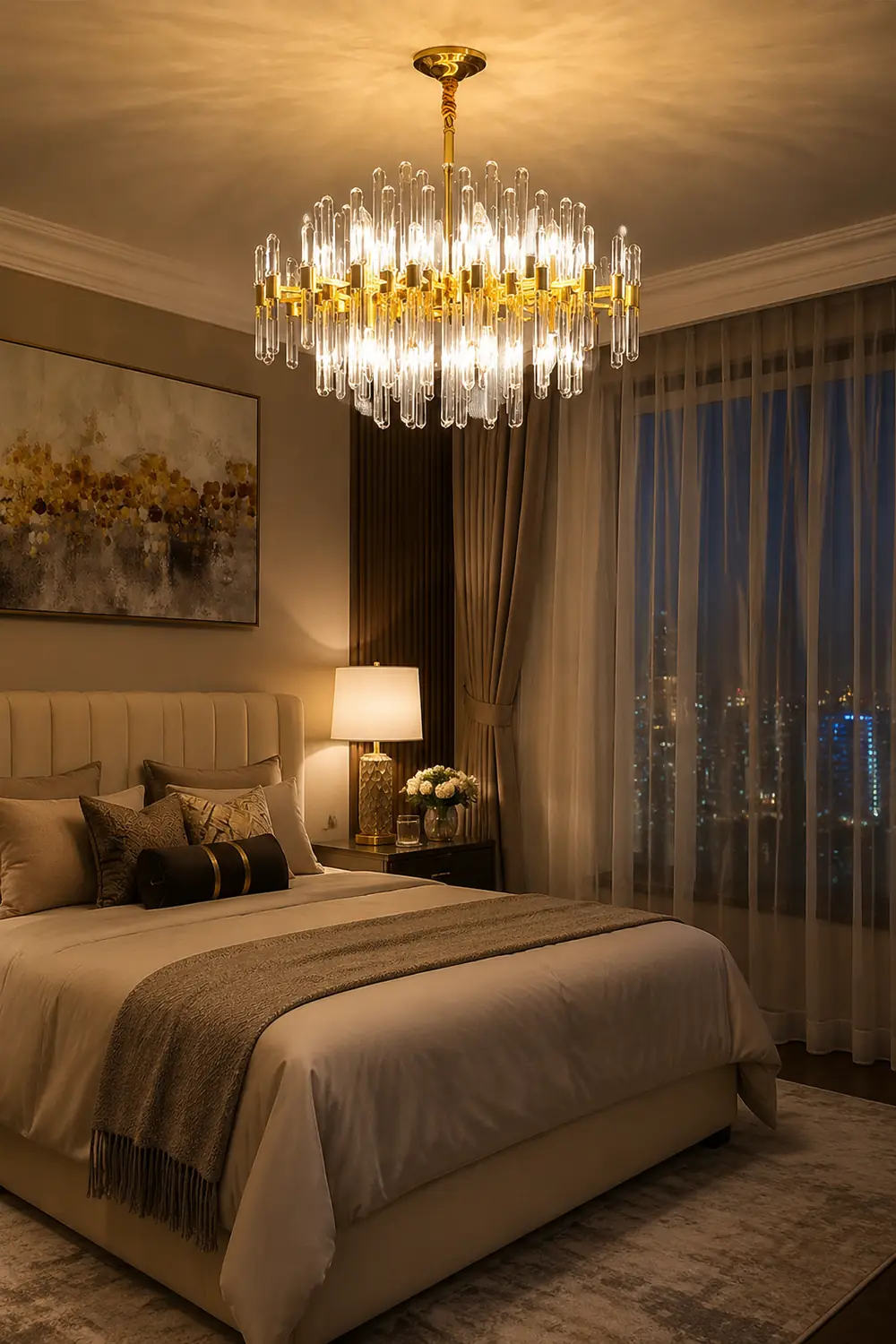Light Luxury Crystal Post-Modern Chandelier - Lumpaz