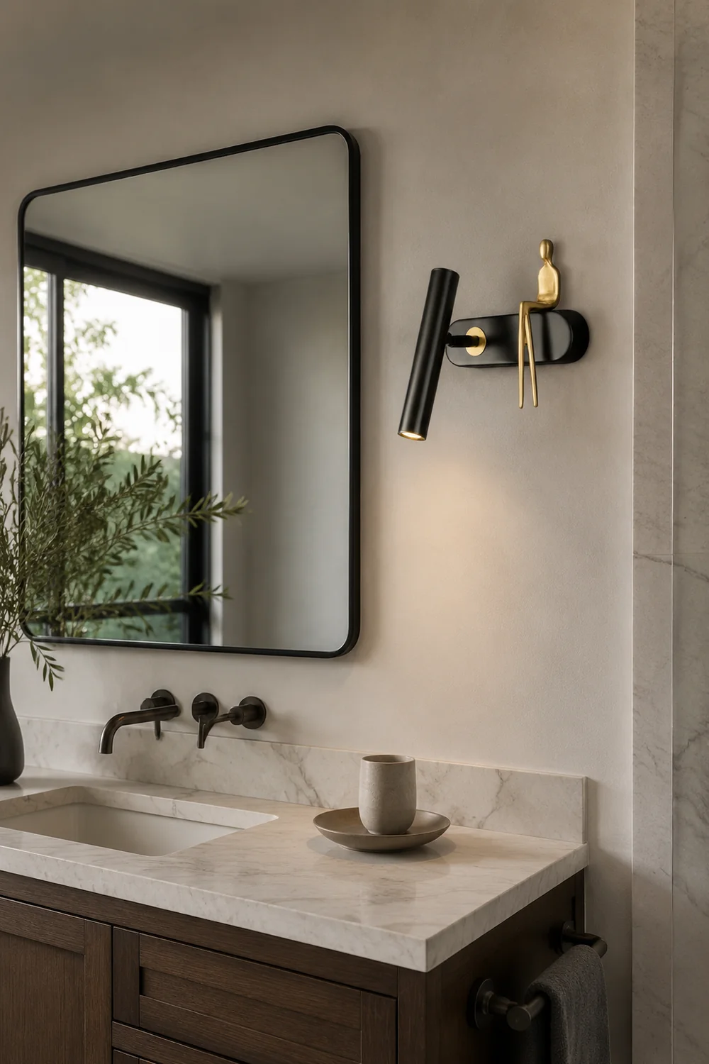 Brass Villain Wall Lamp - Lumpaz