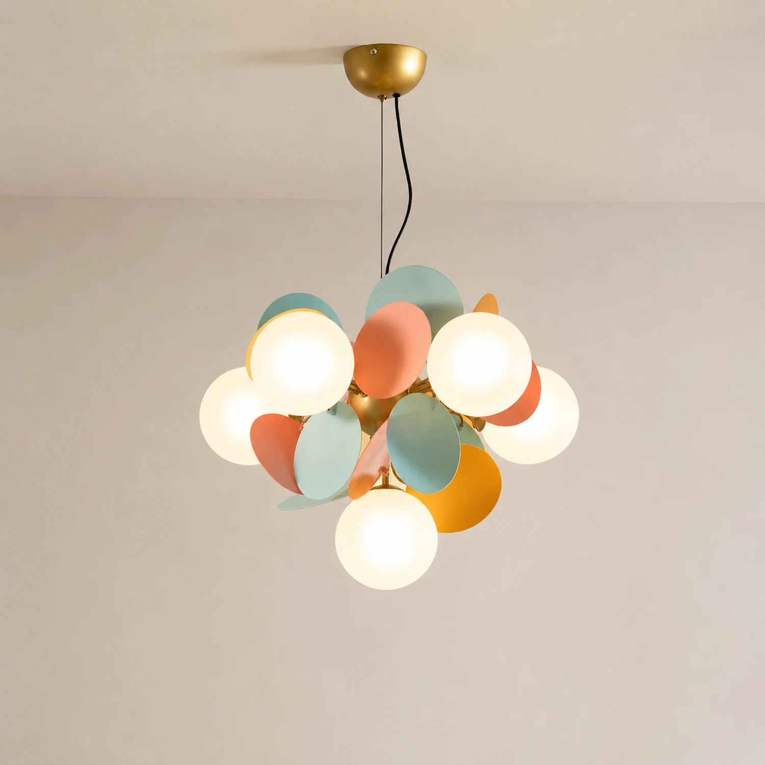 Modern Multicolored Flower-Branch Shaped Ceiling Chandelier Light - Lumpaz
