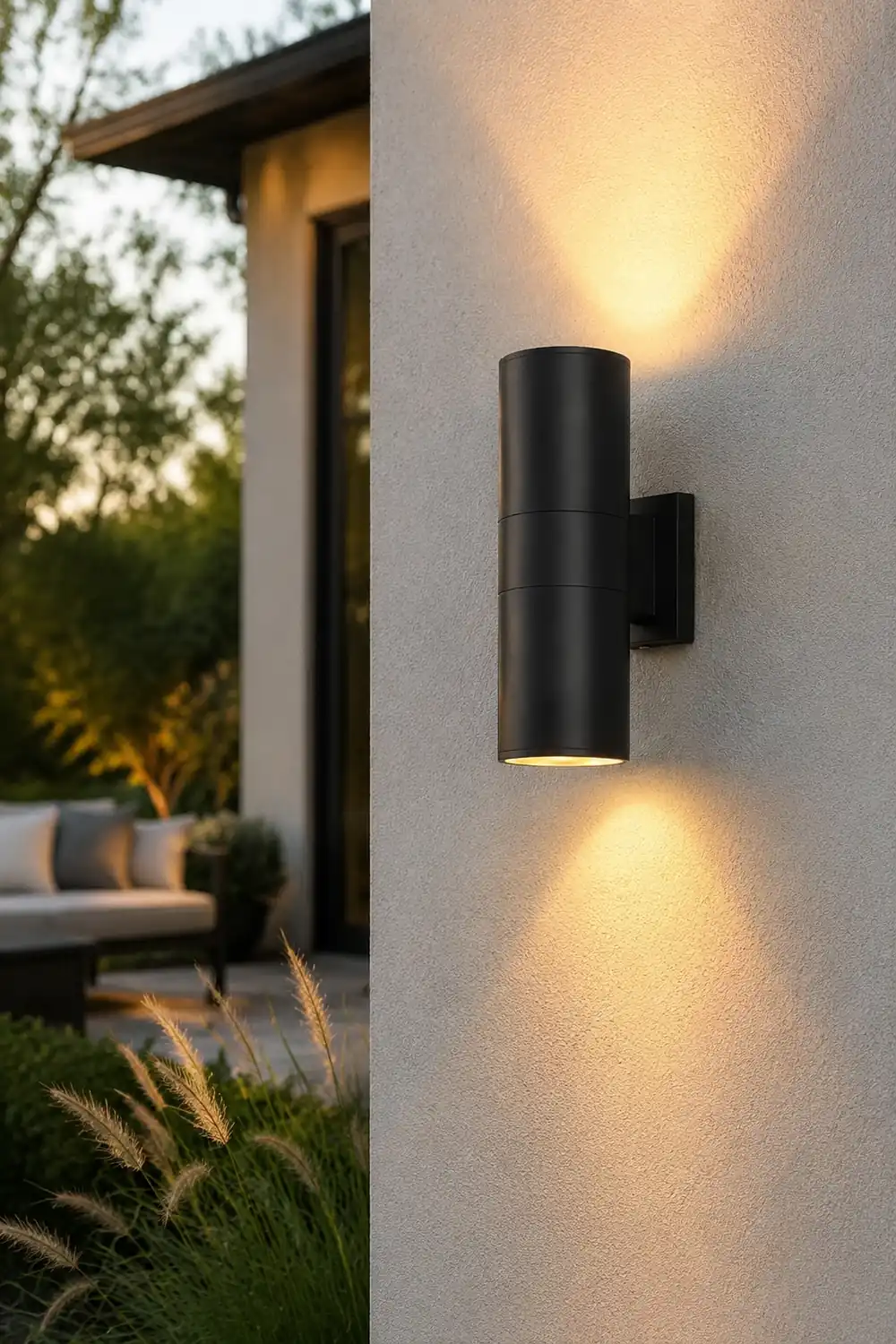 Cylindrical Outdoor Wall Light - Lumpaz