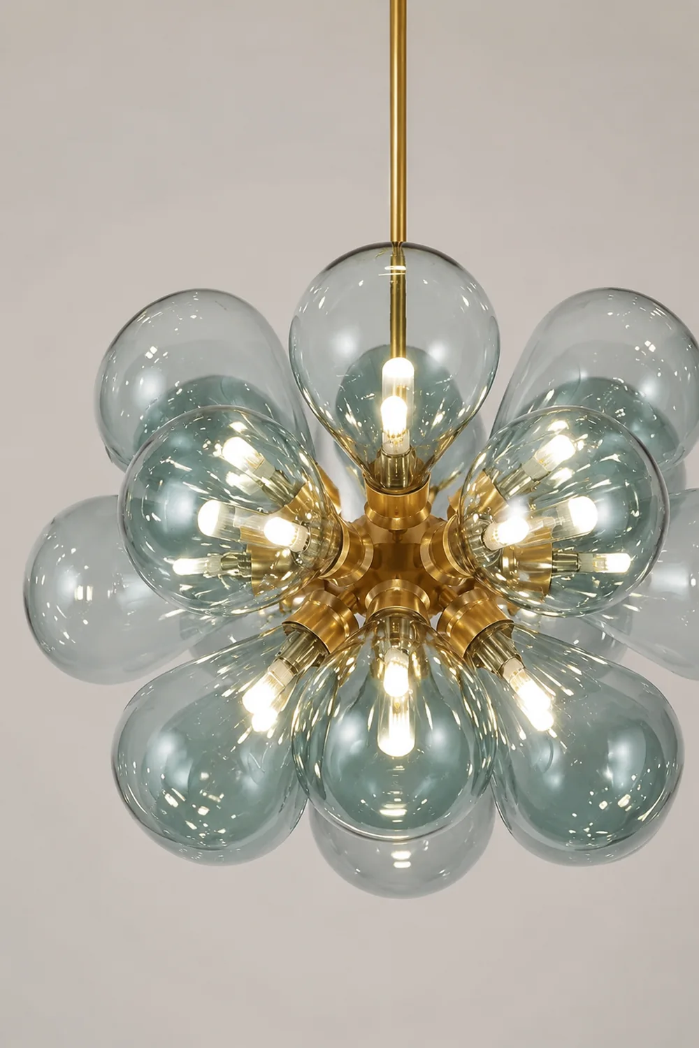 Design Bubble Glass Globe Sputnik Chandelier for Dining Room - Lumpaz