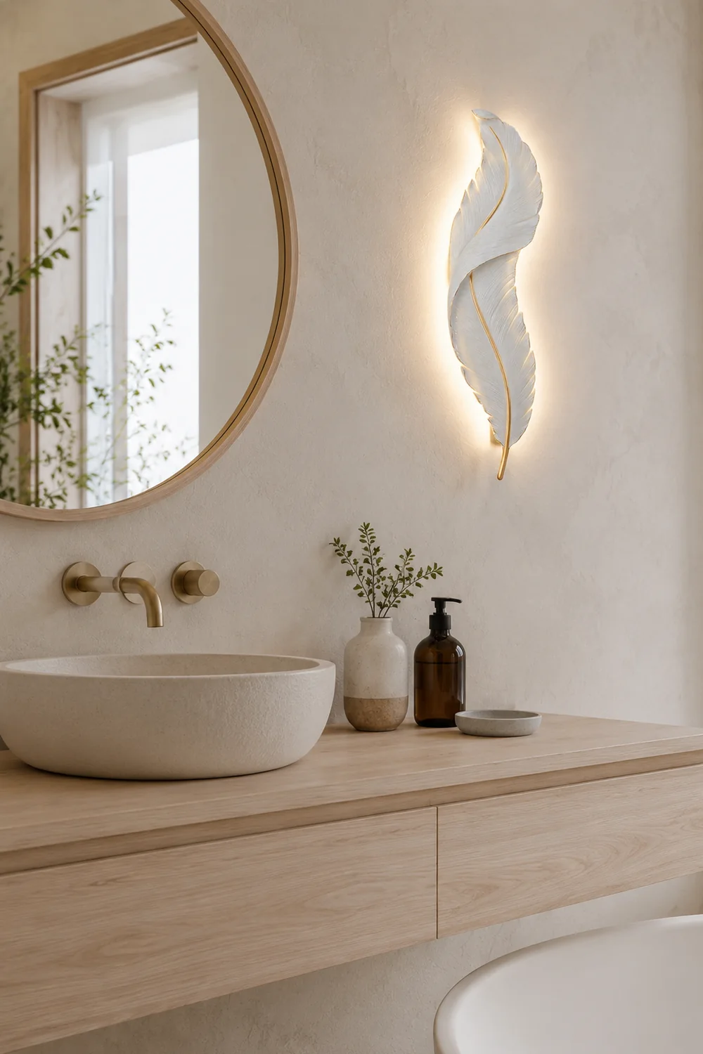 Feather Wall Lamp - Lumpaz