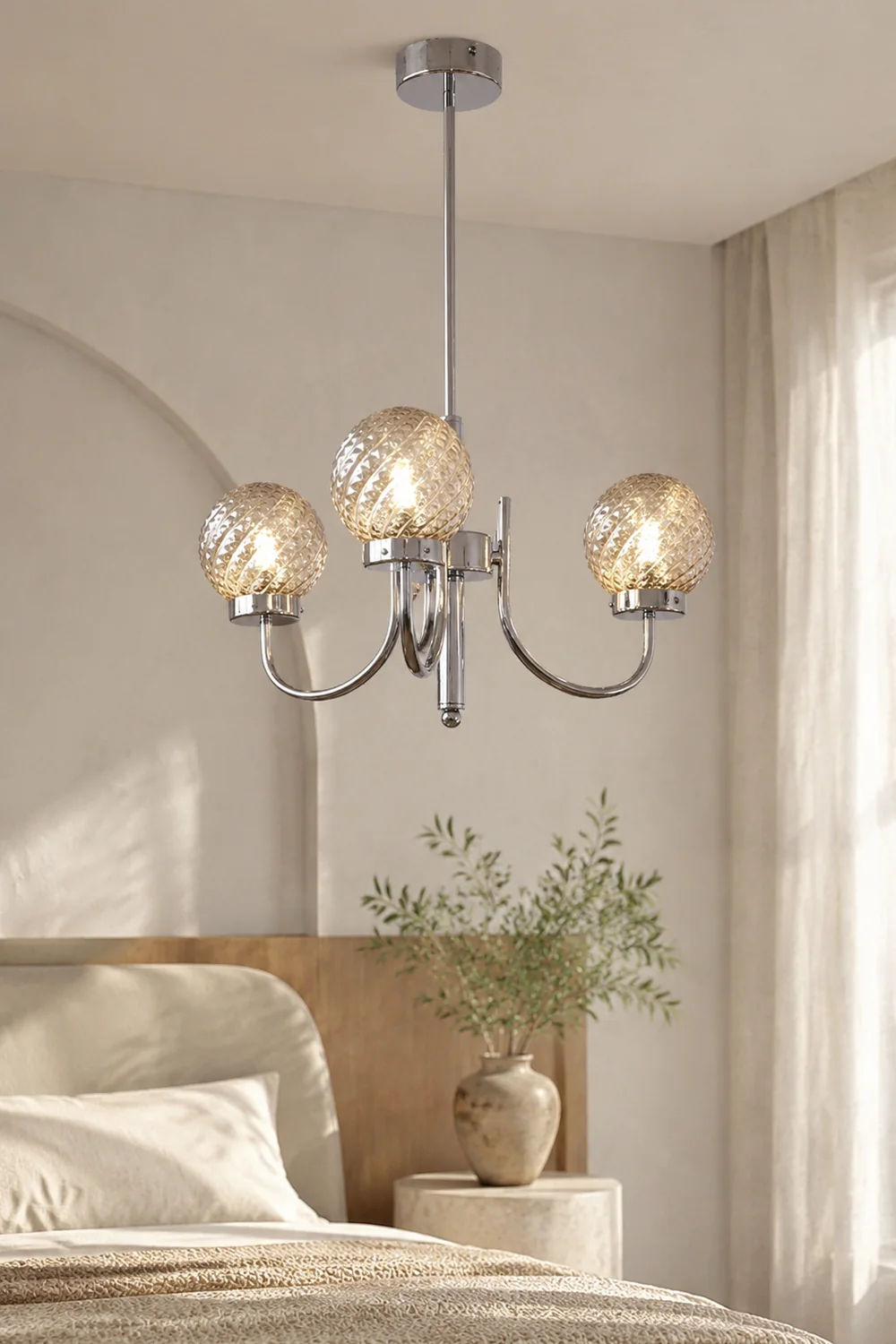 Light Luxury Glass Ball Bedroom Chandeliers - Lumpaz