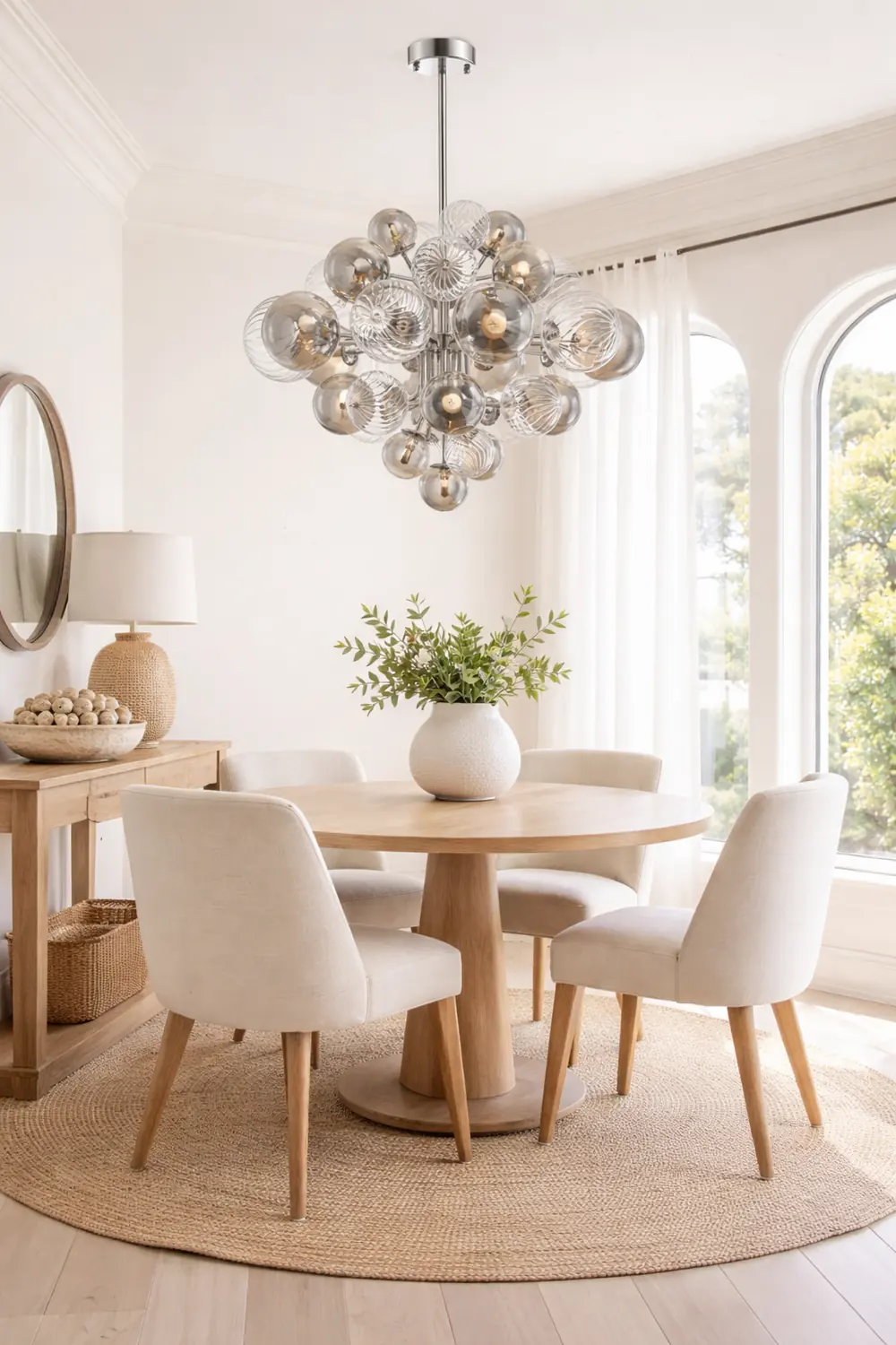 Contemporary Designer Cluster Bubble Glass Chandelier - Lumpaz