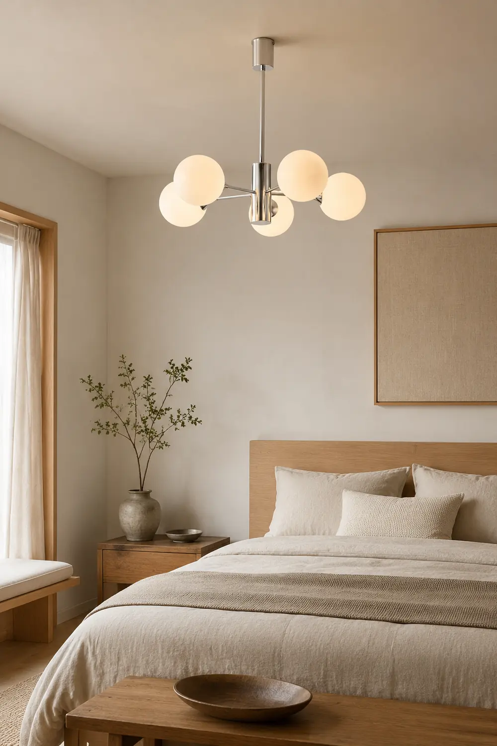 Simple Dimmable Sputnik Globe Chandelier - Lumpaz