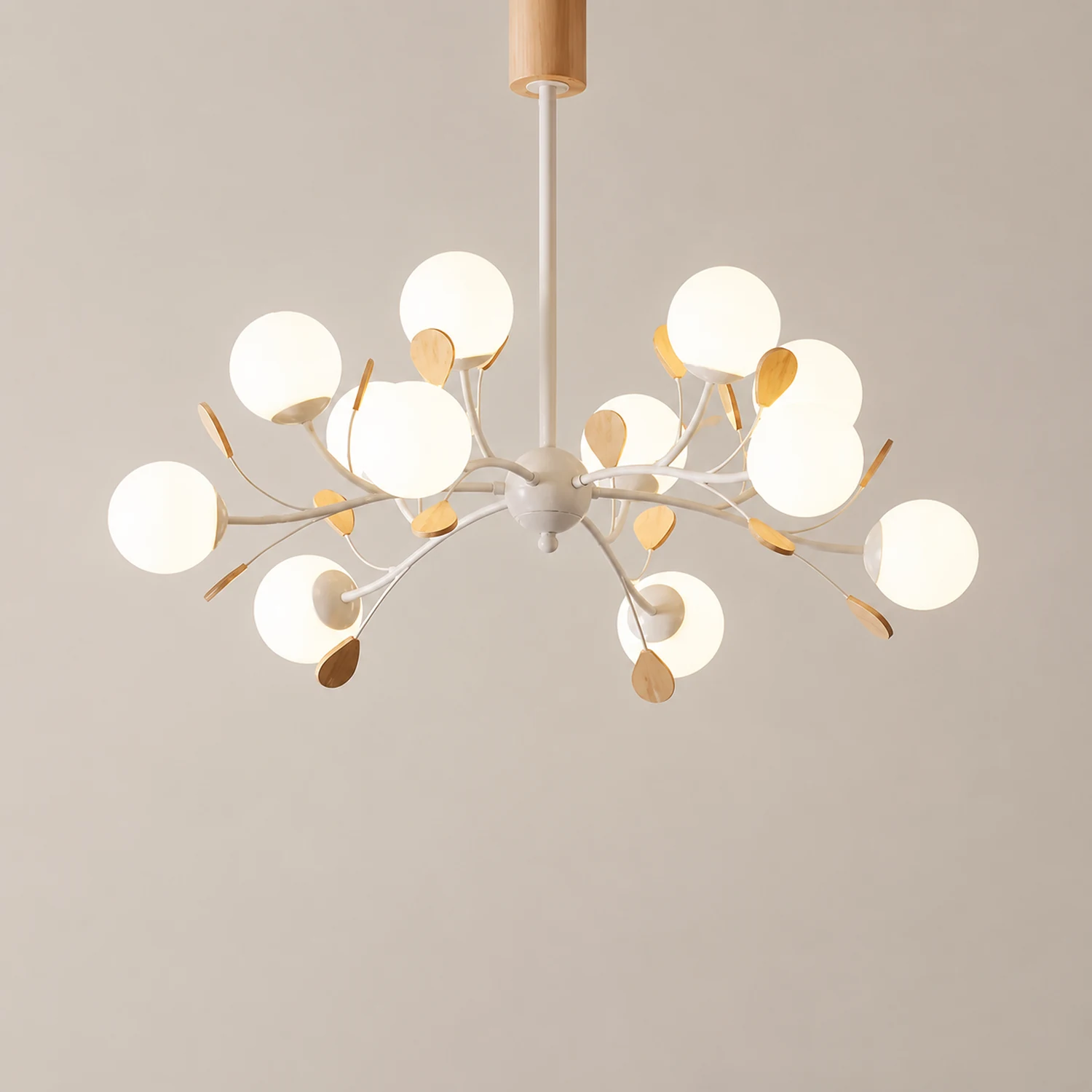 Modern Firefly Glass Chandelier - Lumpaz