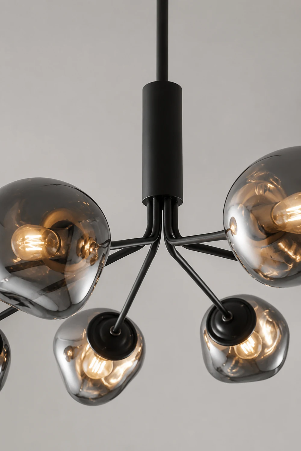 Modern Molecular Lava Glass Living Room Chandelier - Lumpaz