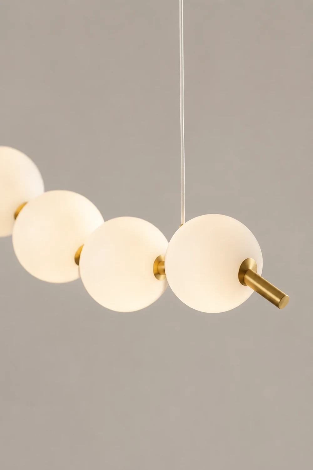 Creative Necklace String White Ball LED Pendant Lights - Lumpaz