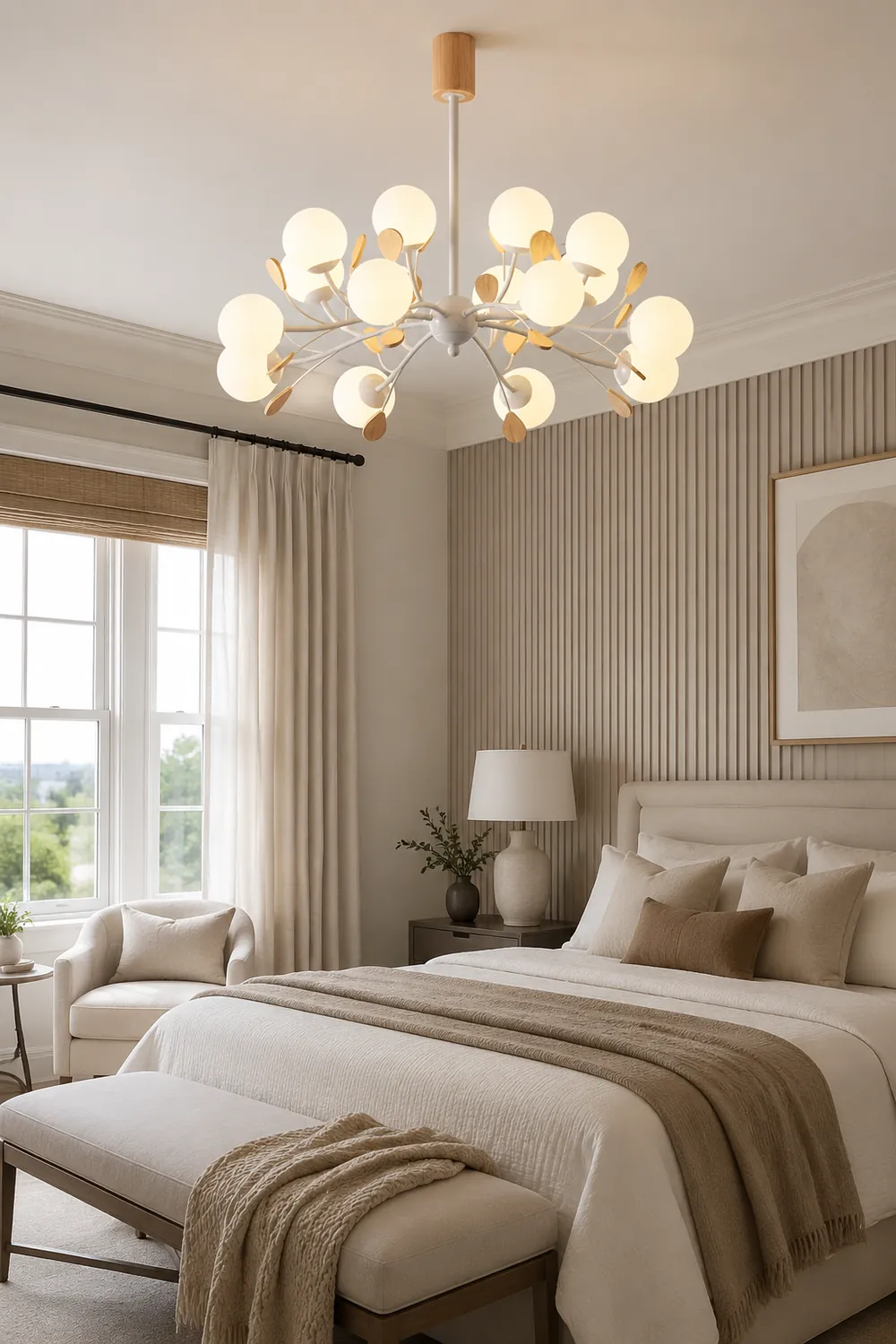 Modern Firefly Glass Chandelier - Lumpaz