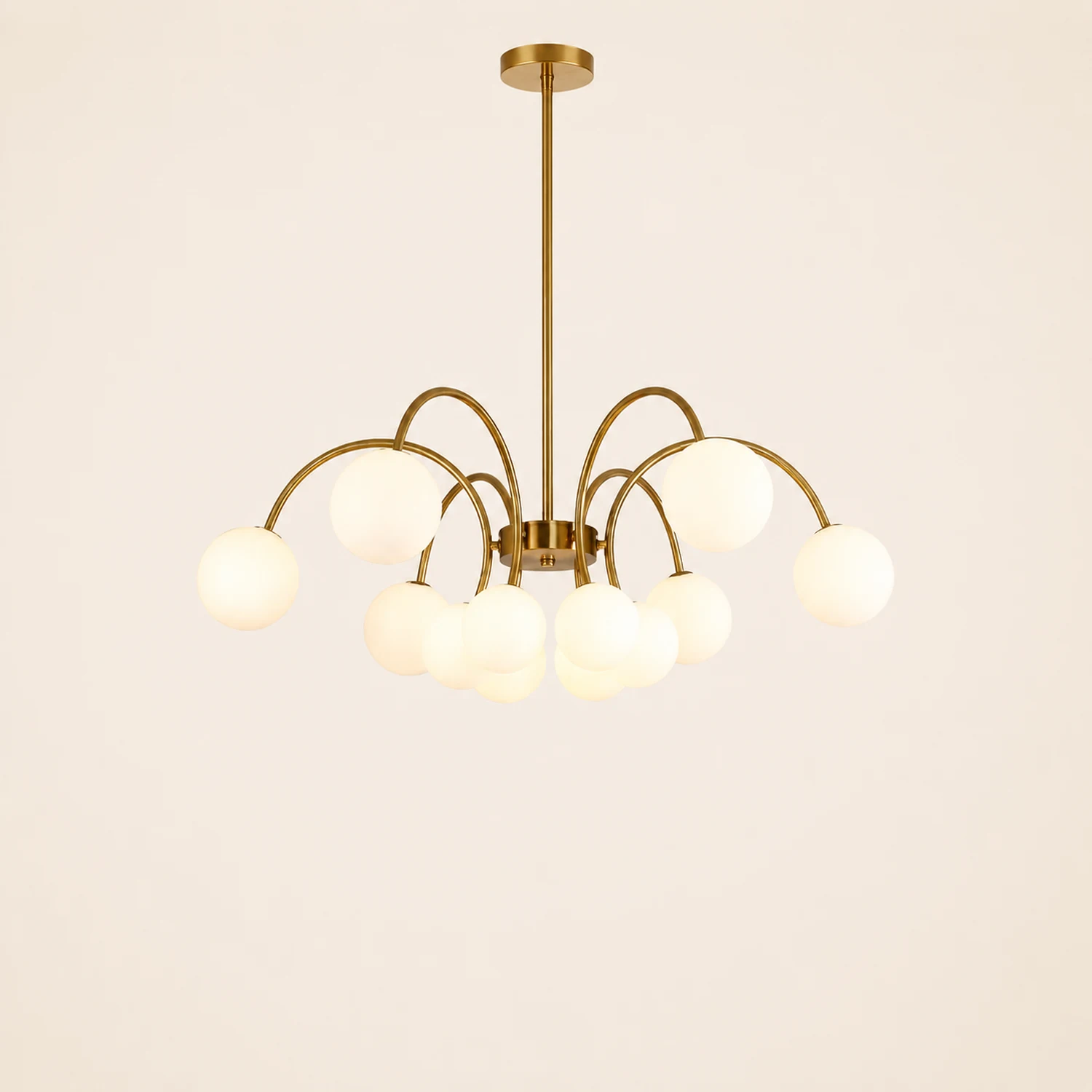 Modern Gold Sputnik Shape Chandelier - Lumpaz