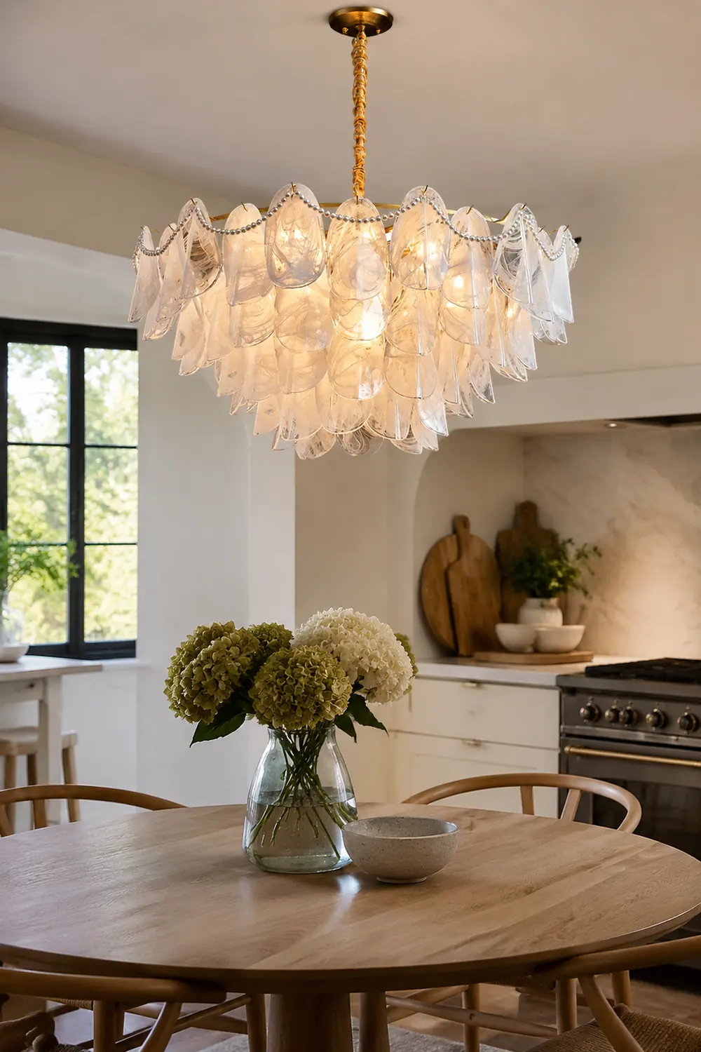 Contemporary Cloud-Inspired Frosted Glass Living Room Chandelier - Lumpaz