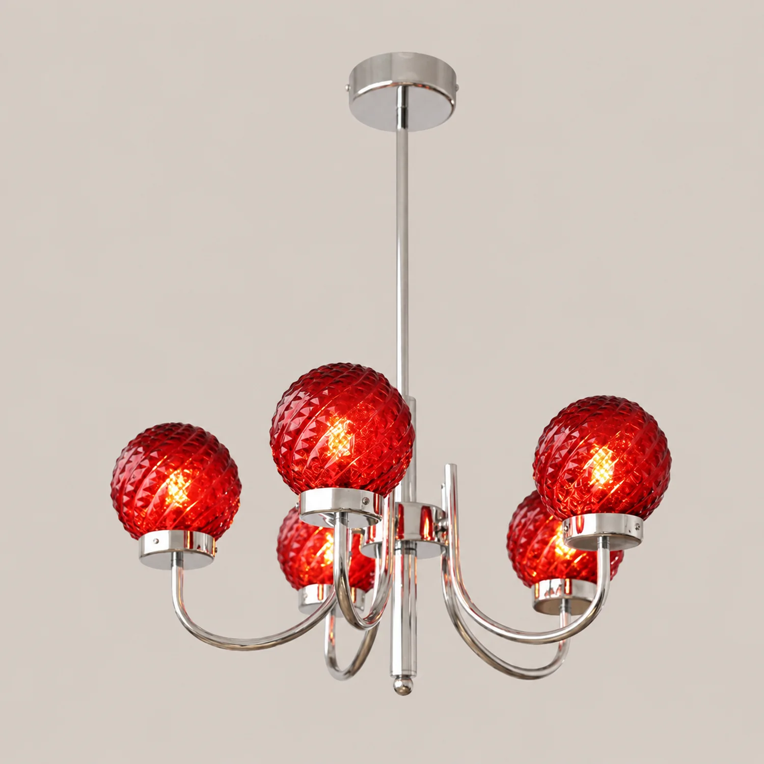Light Luxury Glass Ball Bedroom Chandeliers - Lumpaz