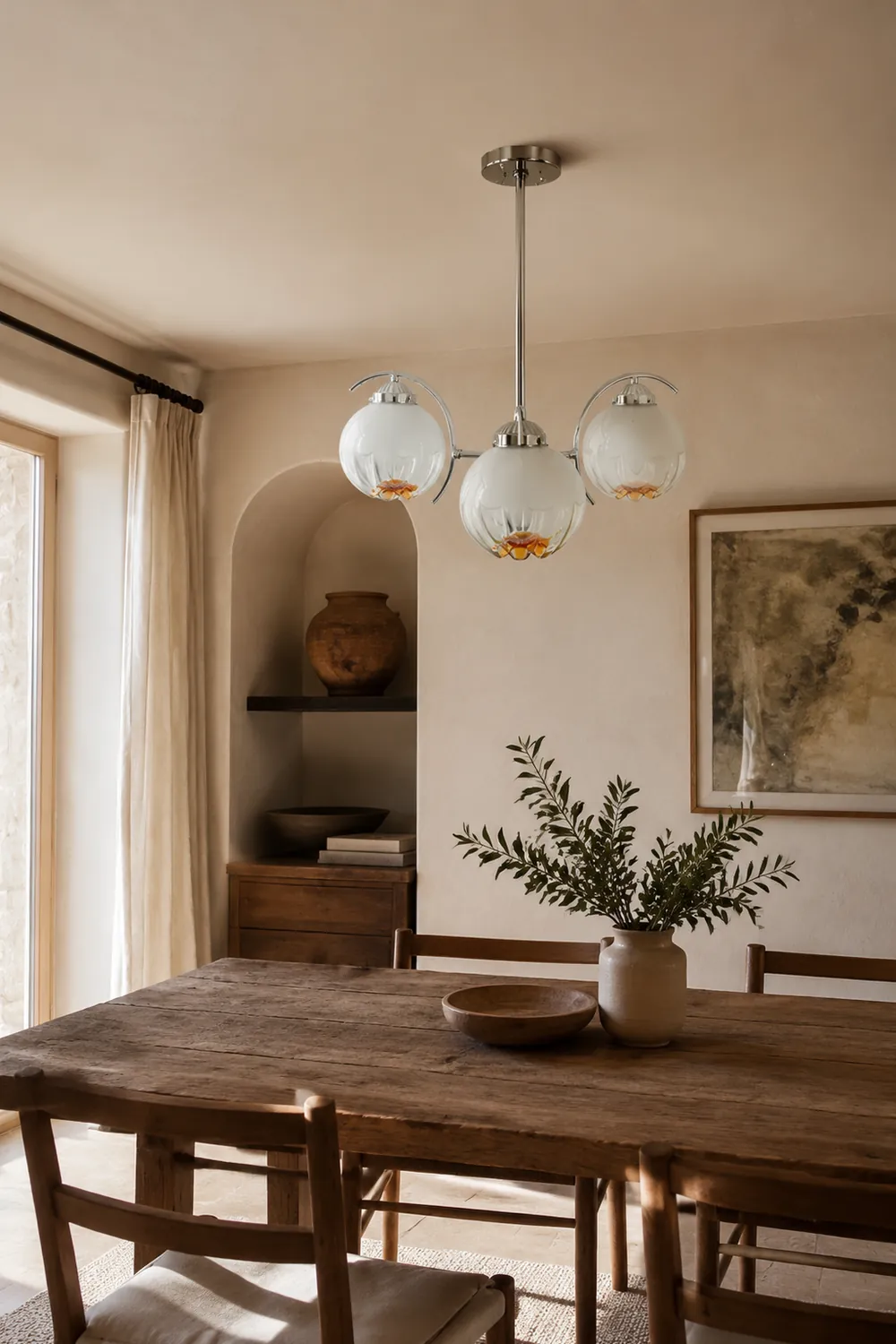 Modern Classic Flower Shape Glass Chandelier - Lumpaz
