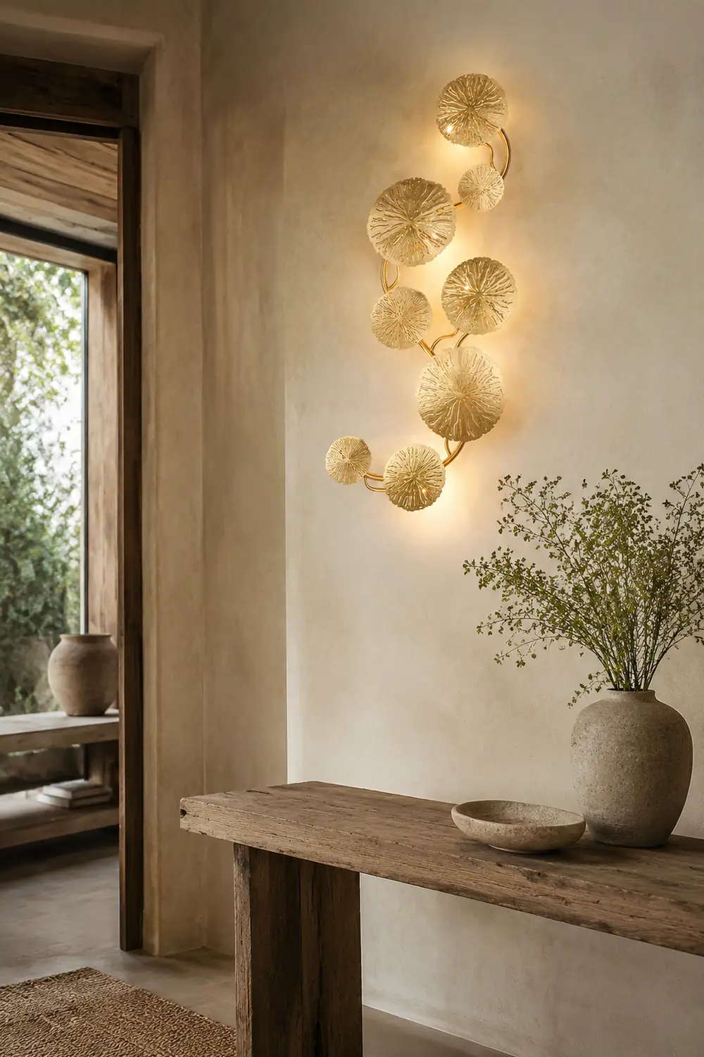 Lotus Leaf Wall Sconce - Lumpaz
