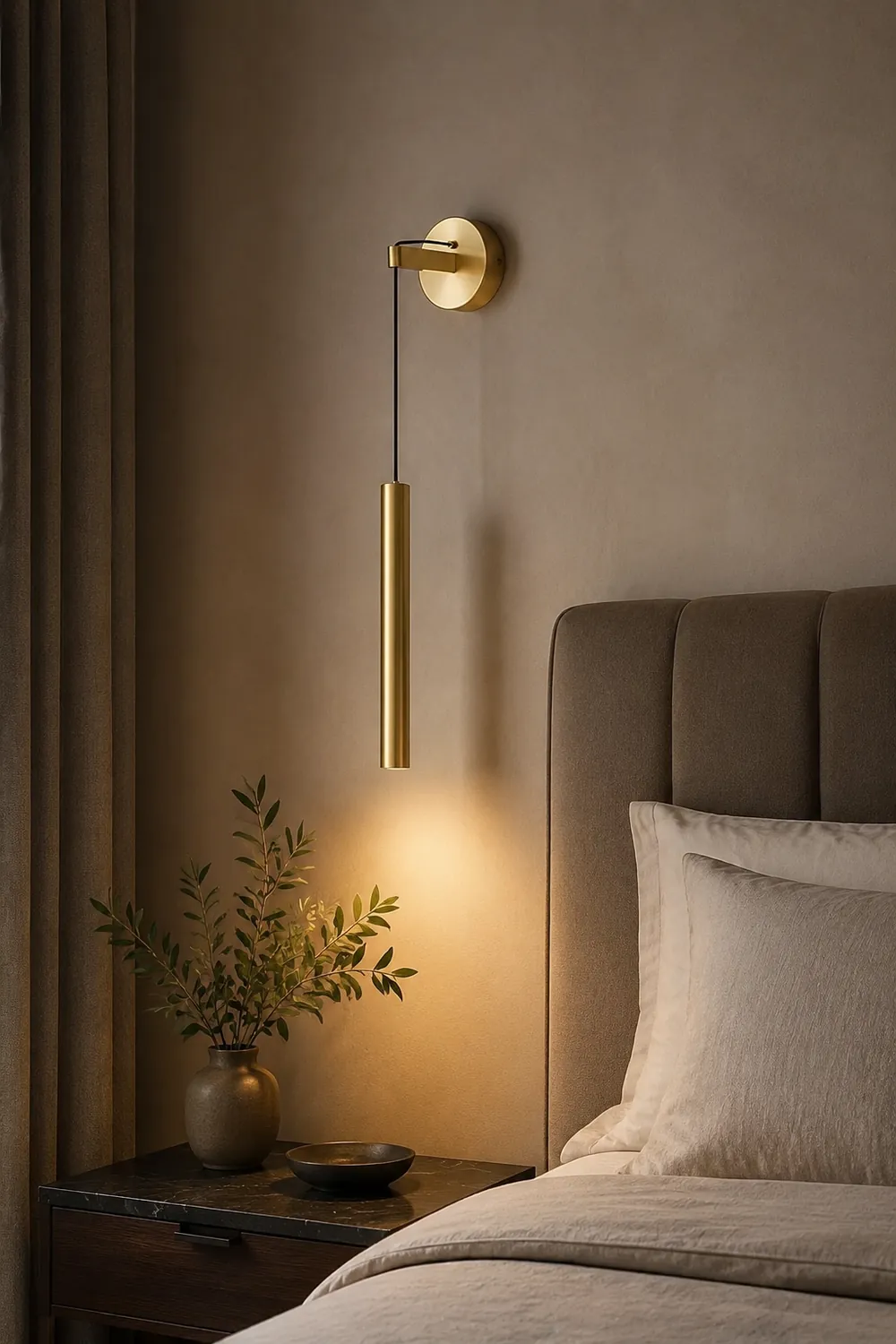 Brass Line Wall Light - Lumpaz