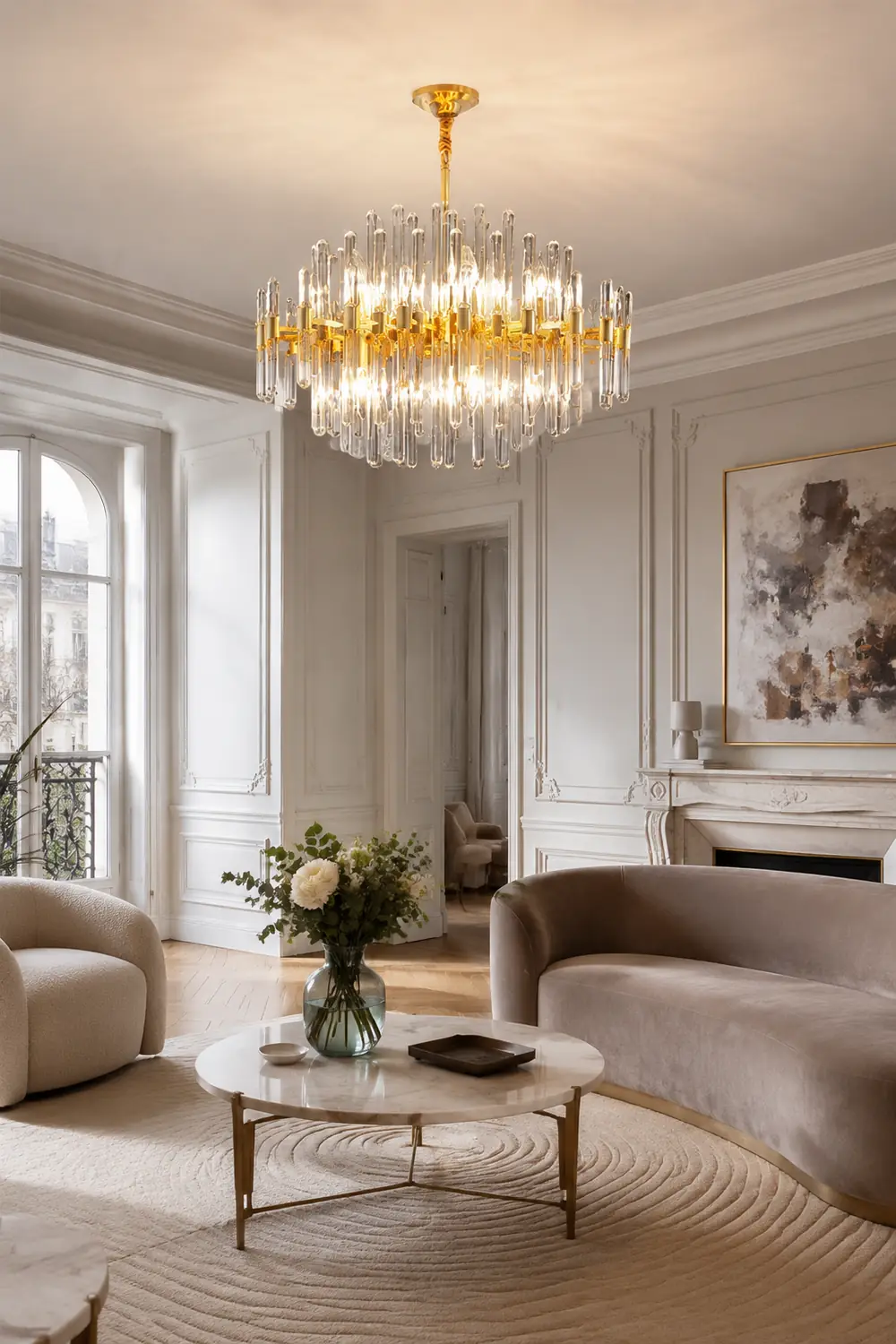 Light Luxury Crystal Post-Modern Chandelier - Lumpaz